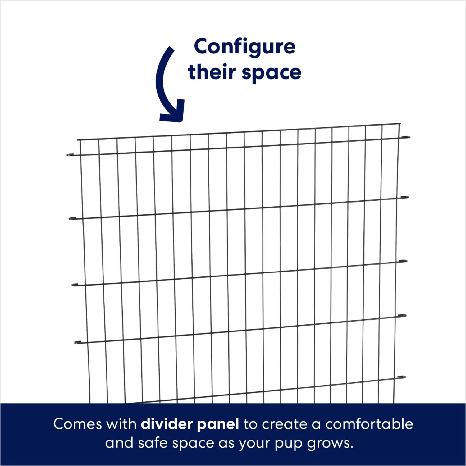 Frisco Heavy Duty Fold & Carry Single Door Collapsible Wire Dog Crate - Image 5