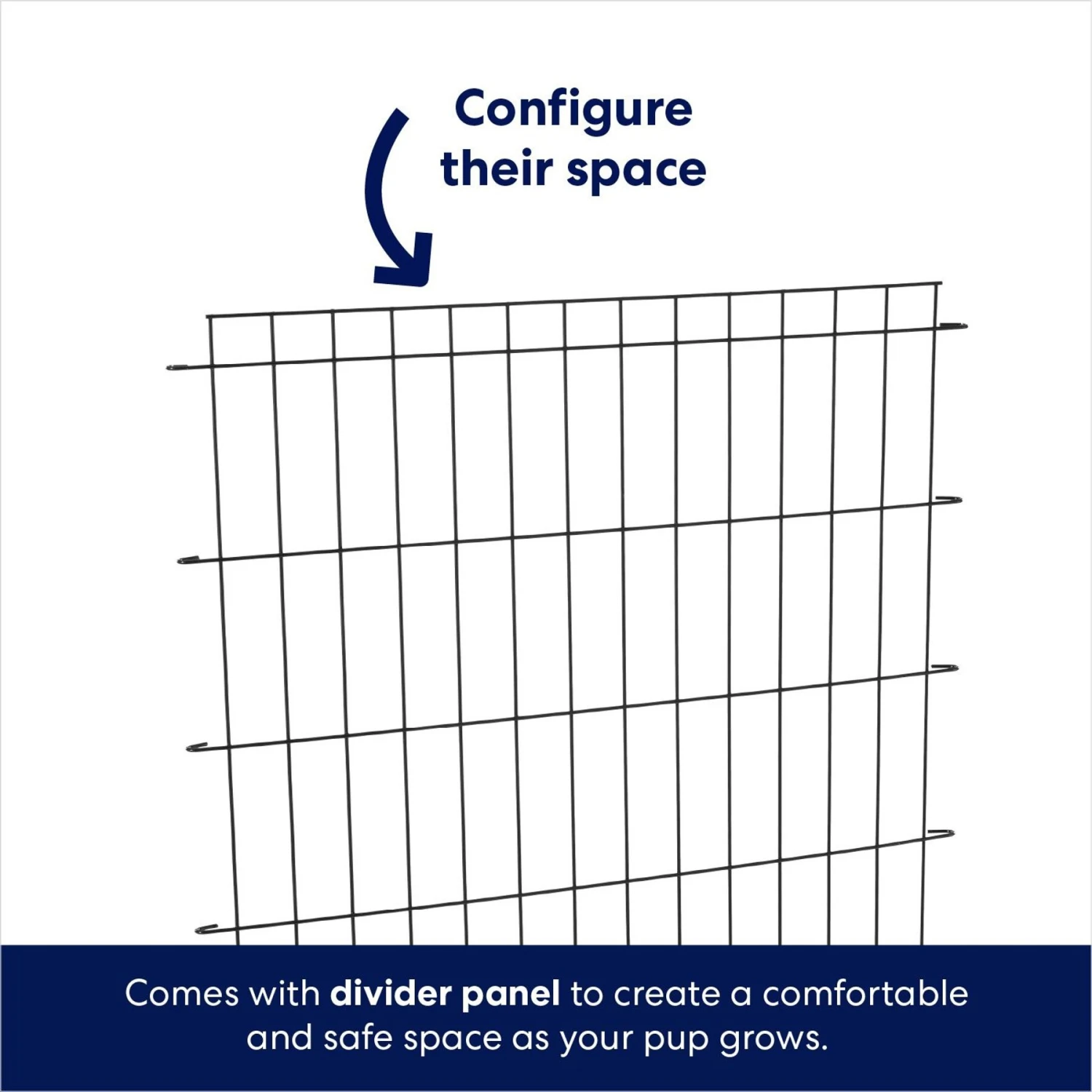 Frisco Heavy Duty Fold & Carry Double Door Collapsible Wire Dog Crate - Image 5