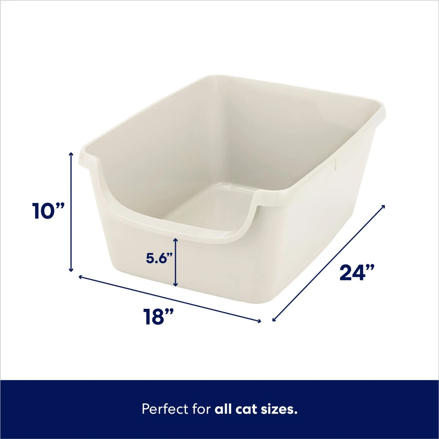 Frisco High Sided Cat Litter Box, Extra Large - Image 2