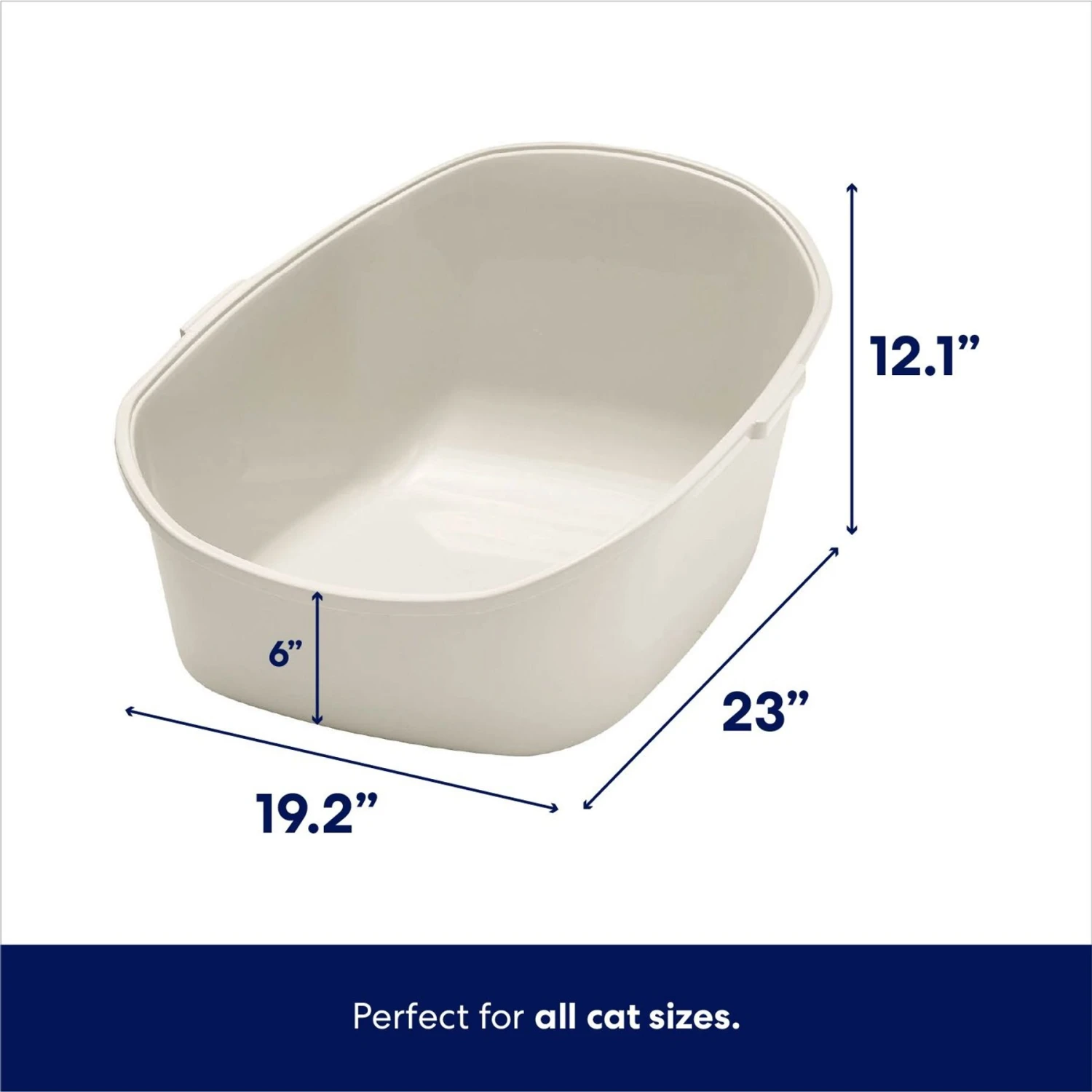 Frisco High Back Cat Litter Box, Extra Large - Image 2