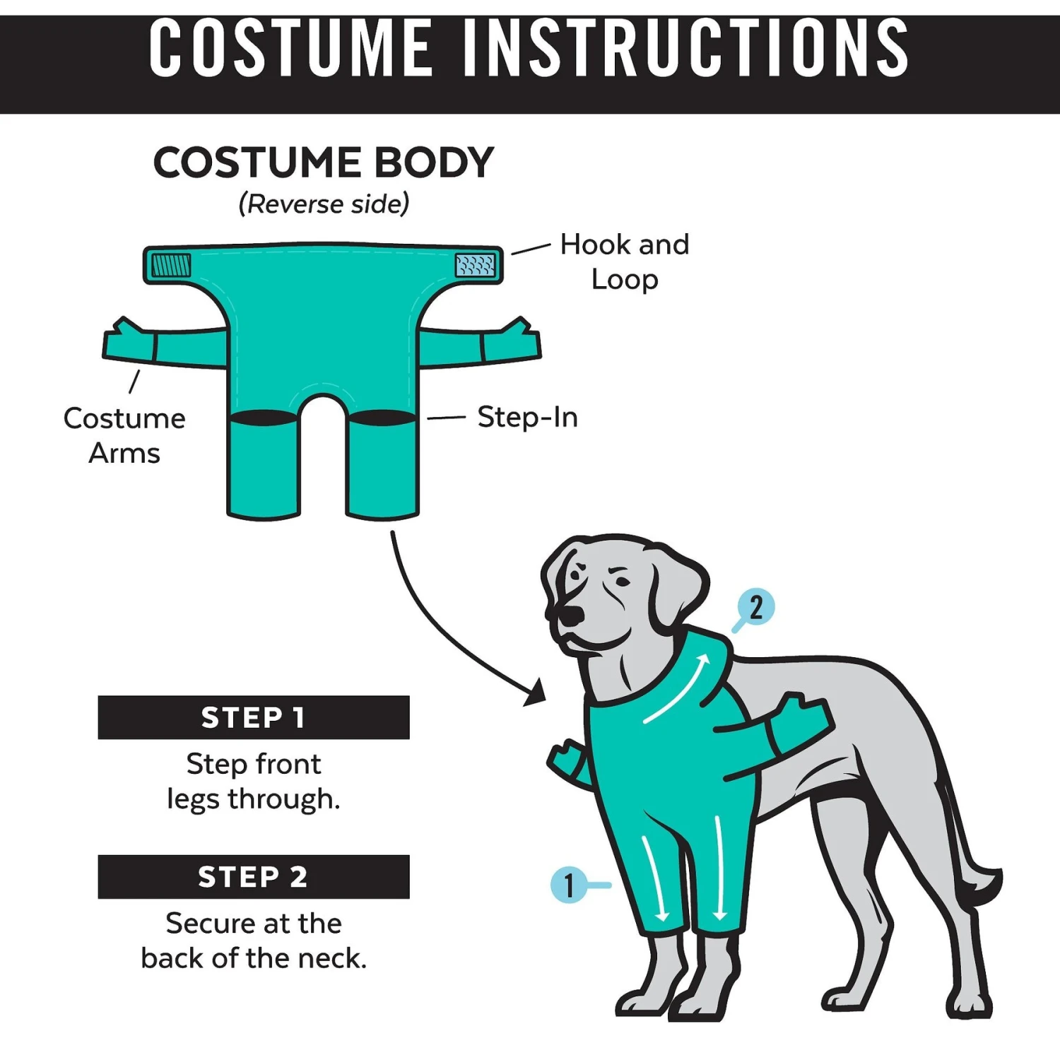 Frisco Front Walking Werewolf Dog & Cat Costume - Image 3