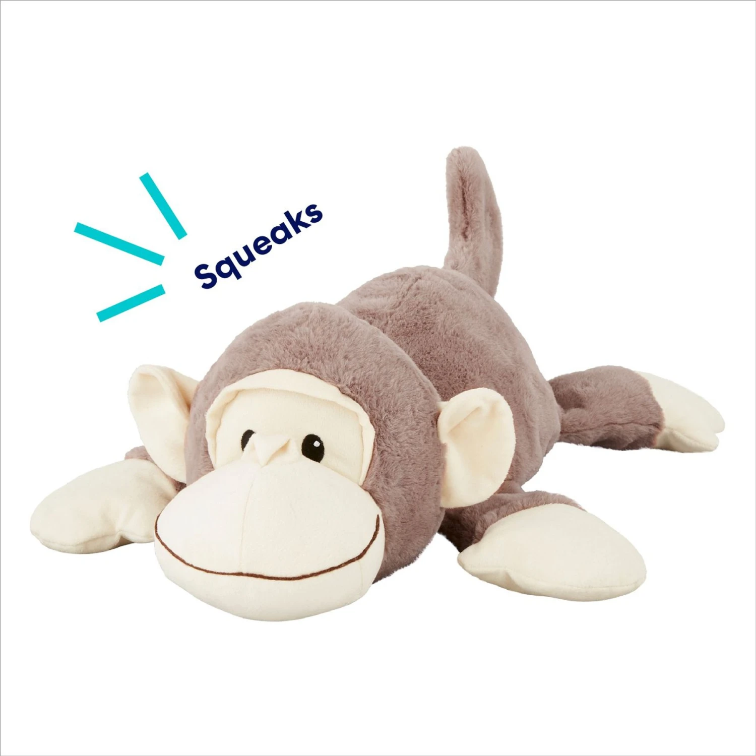 Frisco Monkey Plush Squeaky Dog Toy - Image 3