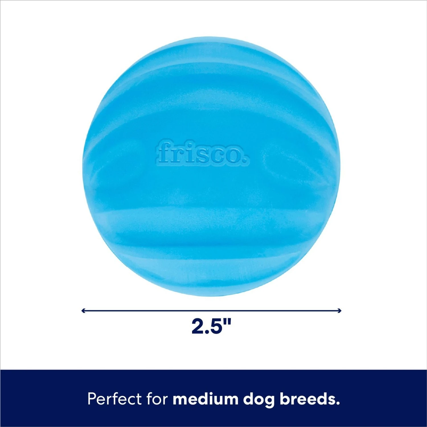 Frisco Foam Rubber Floating Fetch Ball No Squeak Dog Toy - Image 2