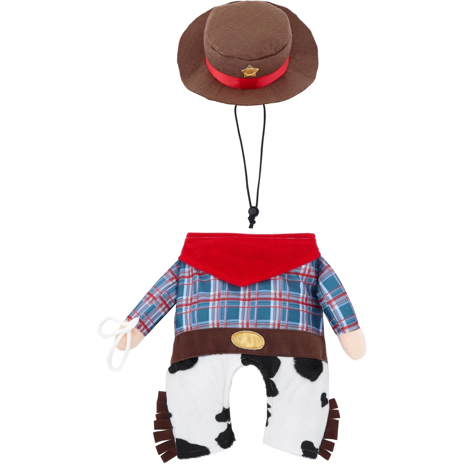 Frisco Front Walking Cowboy Dog & Cat Costume - Image 4
