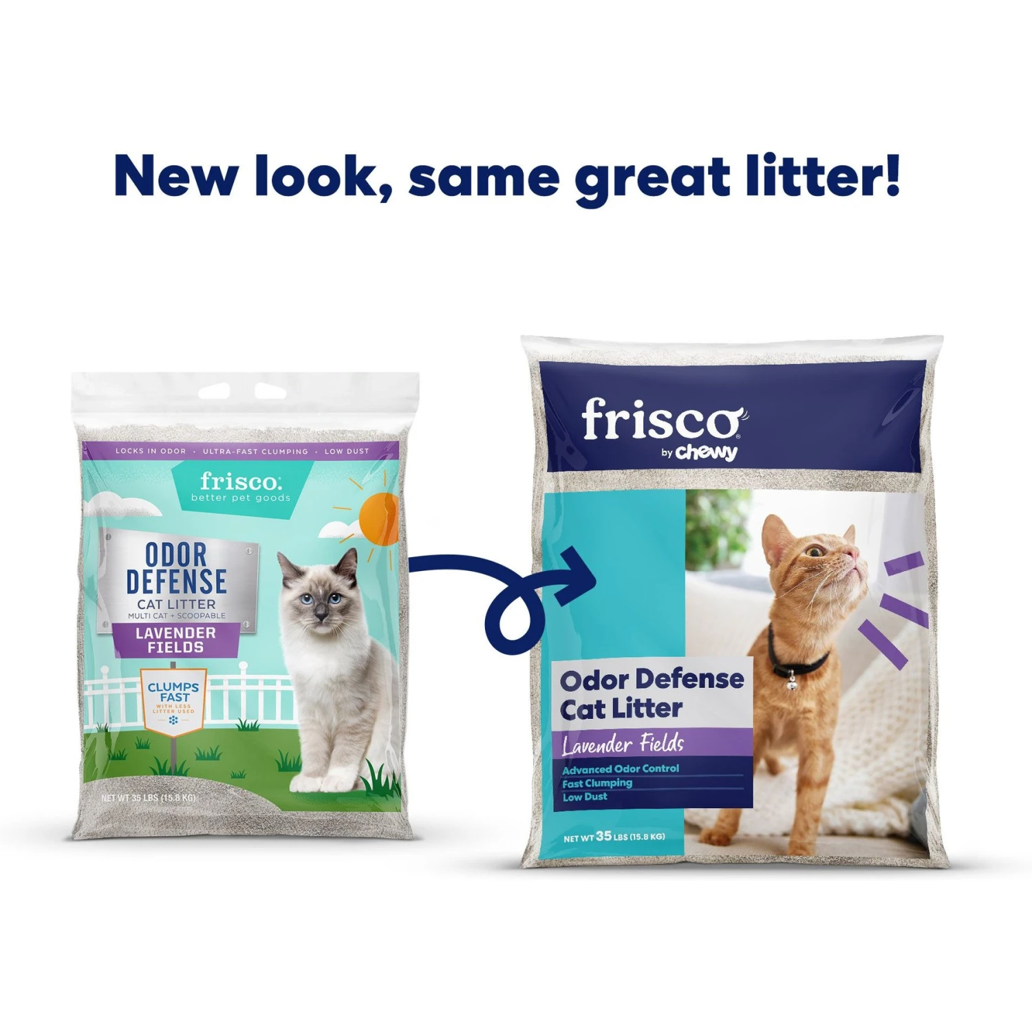 Frisco Odor Defense Lavender Fields Scented Clumping Clay Cat Litter - Image 2