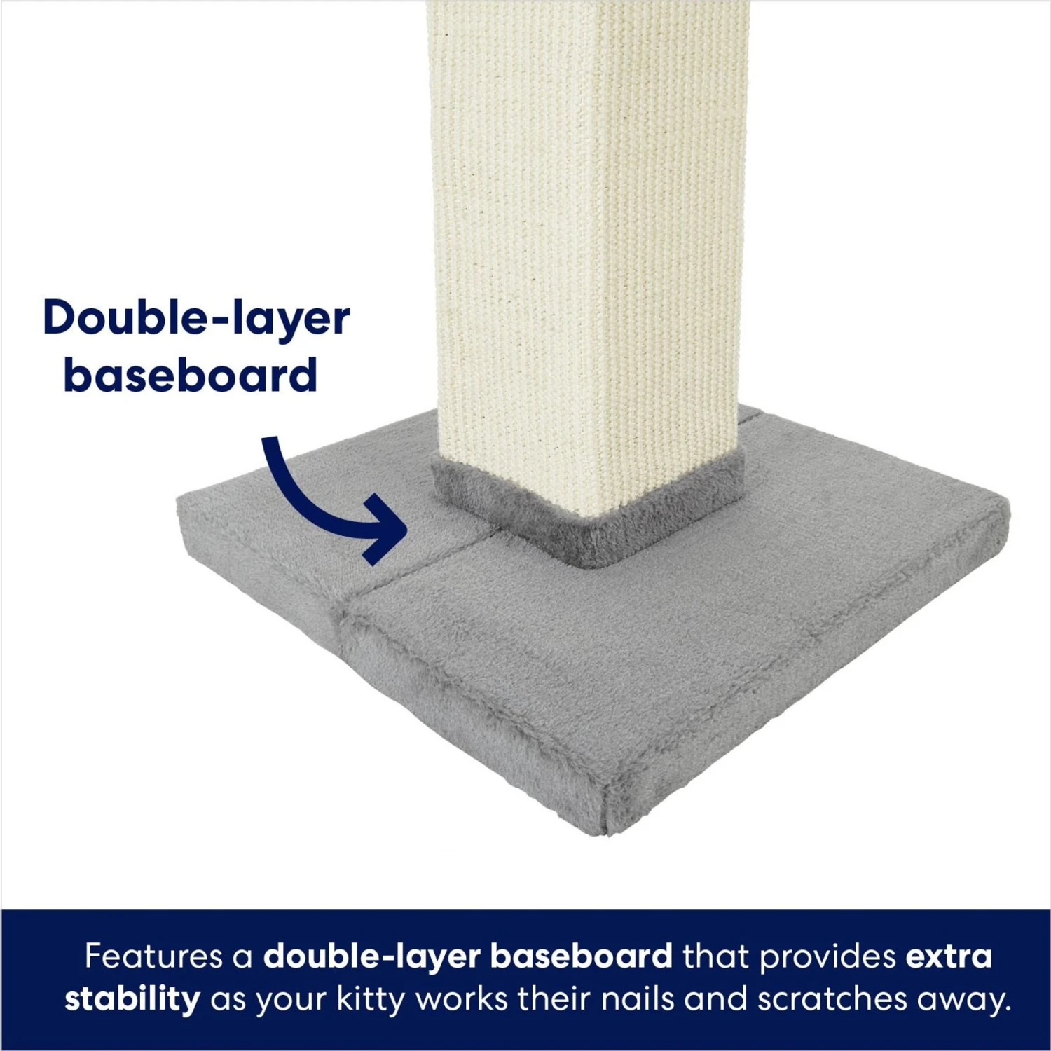 Frisco 33.5-in Sisal Cat Scratching Post - Image 4