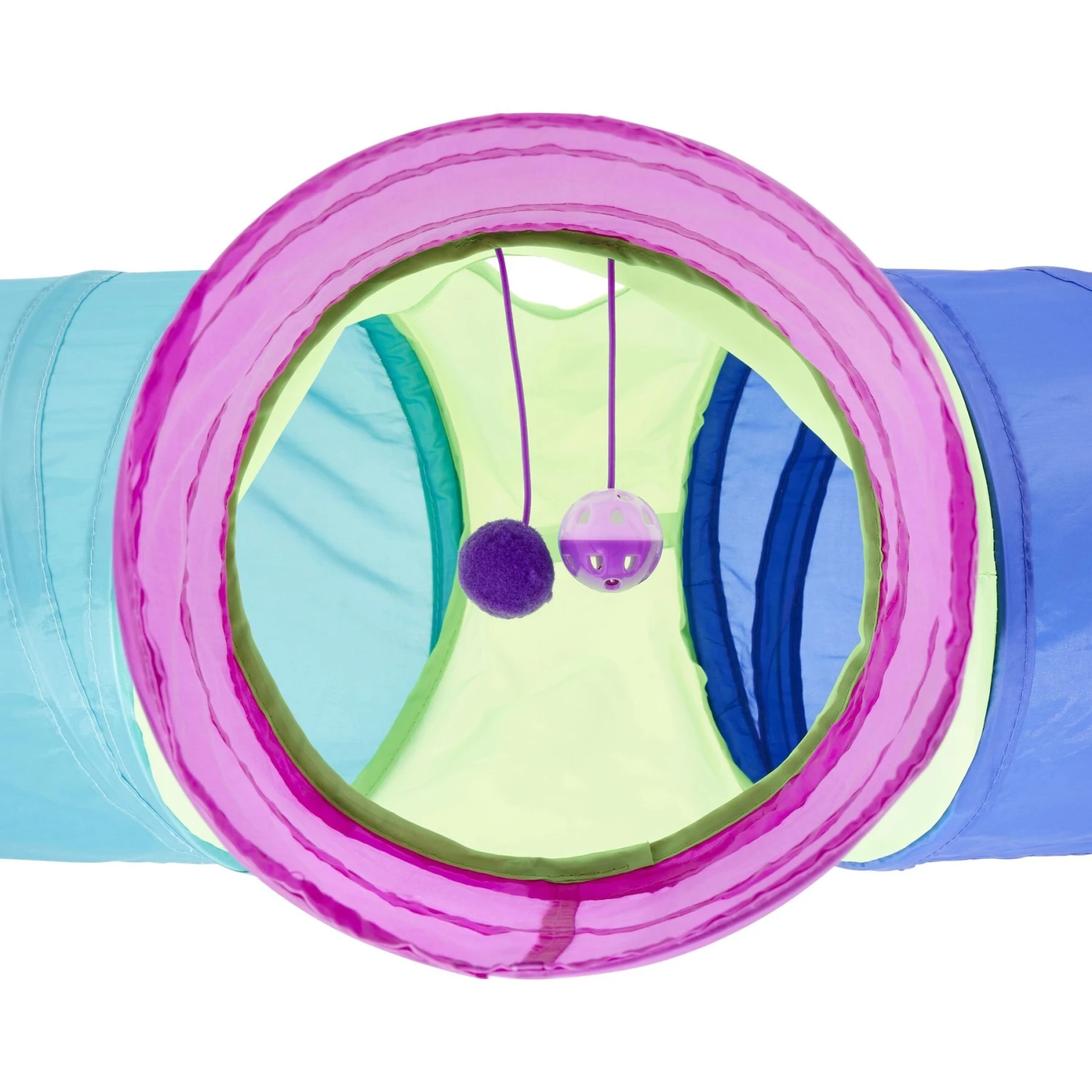 Frisco Foldable Play Tri-Tunnel Cat Toy - Image 4