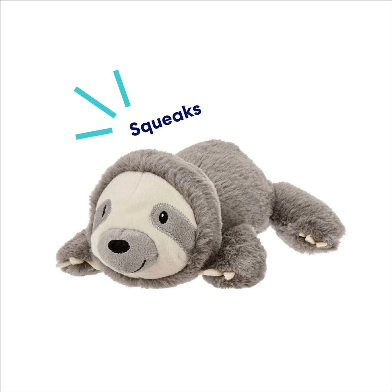 Frisco Sloth Plush Squeaky Dog Toy - Image 3