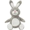 Frisco Bunny Textured Plush Squeaky Dog Toy