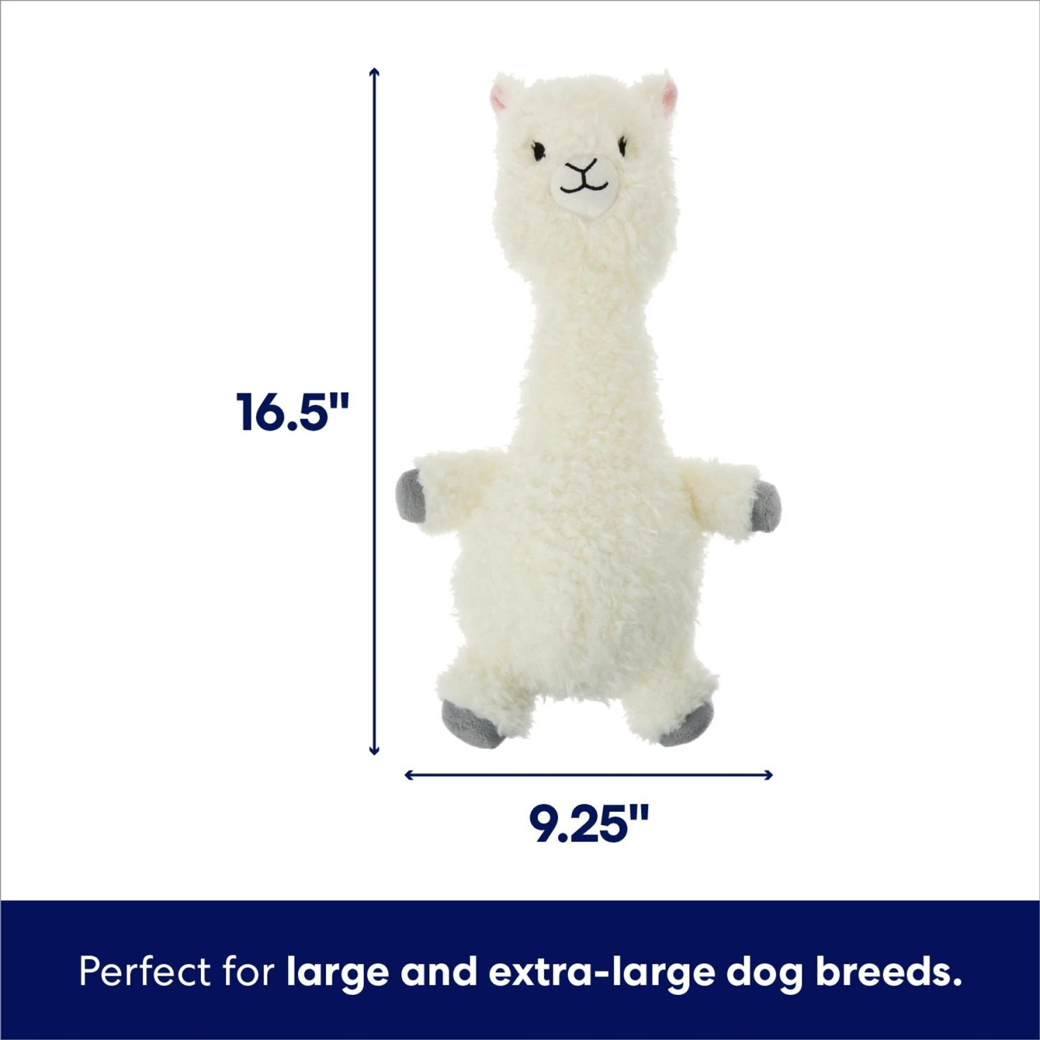 Frisco Llama Bobberz Plush Squeaky Dog Toy - Image 2