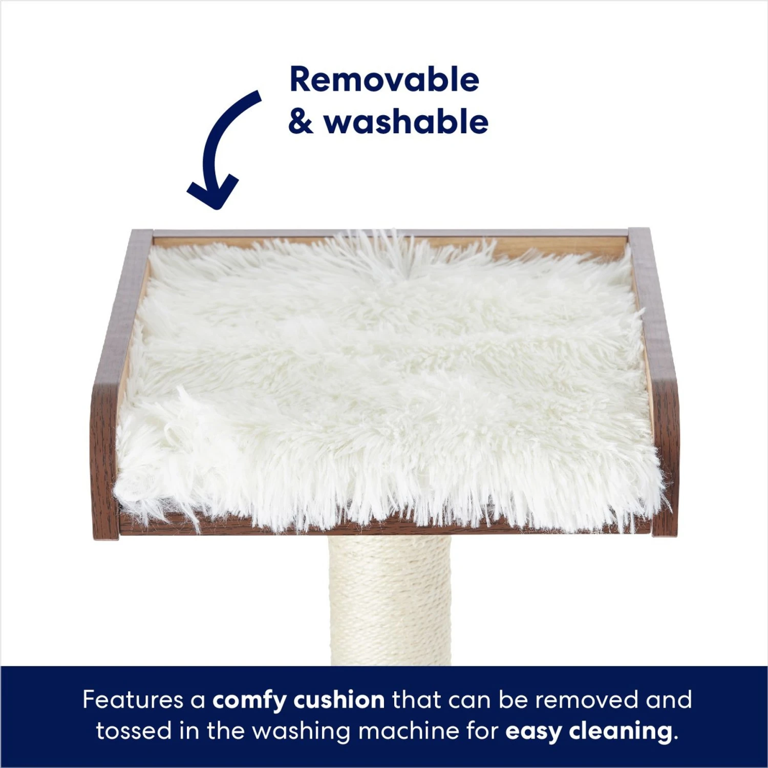 Frisco 62-in Modern Cat Tree & Condo - Image 5