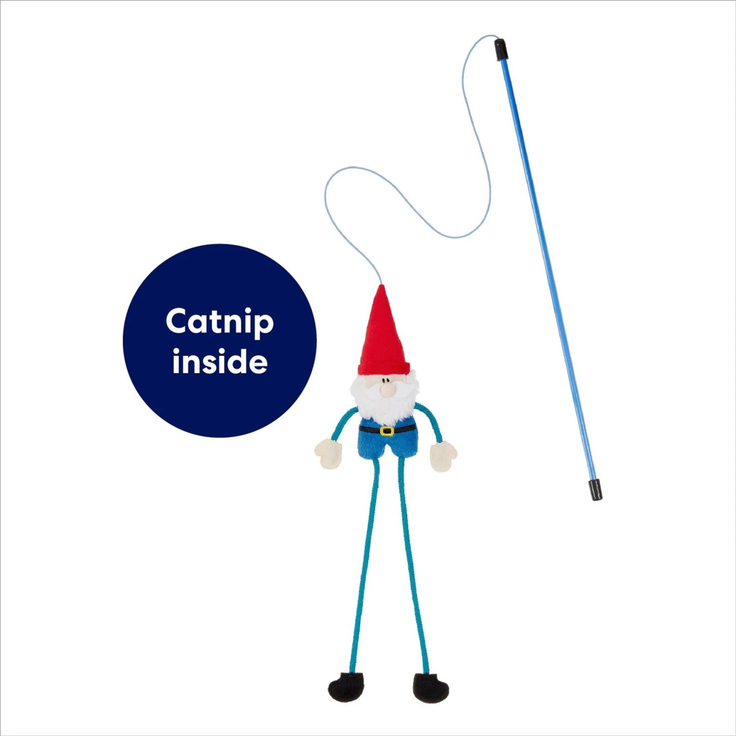 Frisco Gnome Teaser Wand Cat Toy With Catnip - Image 3