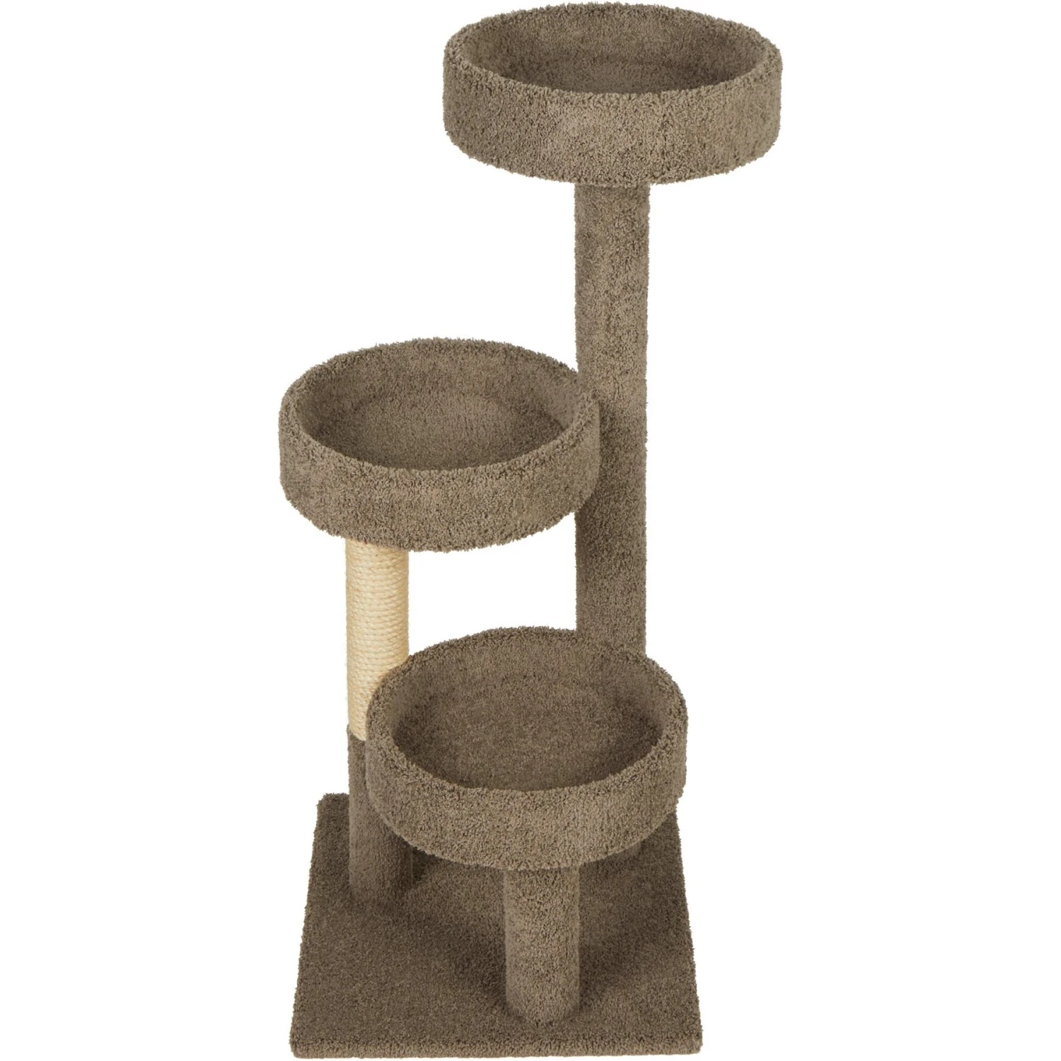 Frisco 50-in Real Carpet Wooden Cat Tree - Image 4