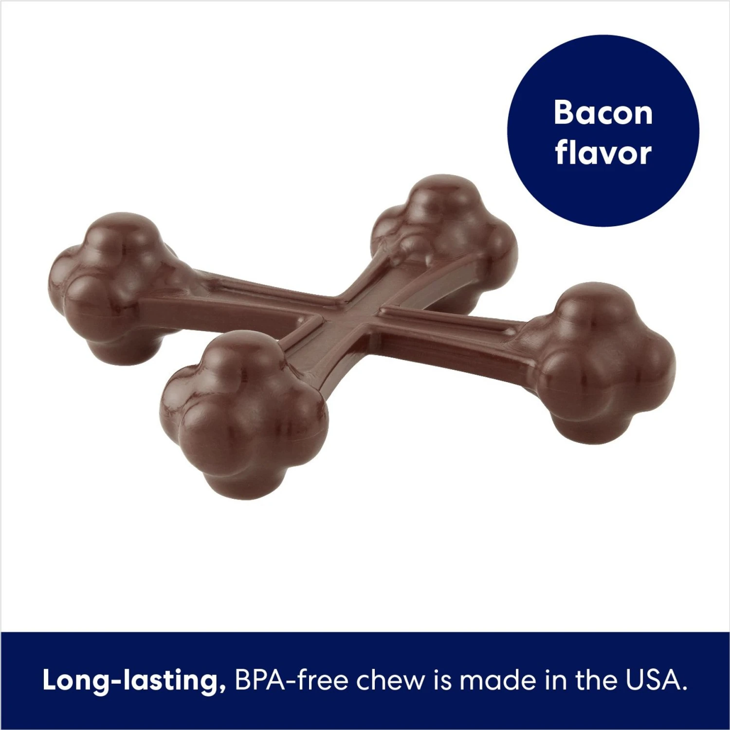 Frisco Bacon Flavor Tough Nylon Dog Chew Toy - Image 3