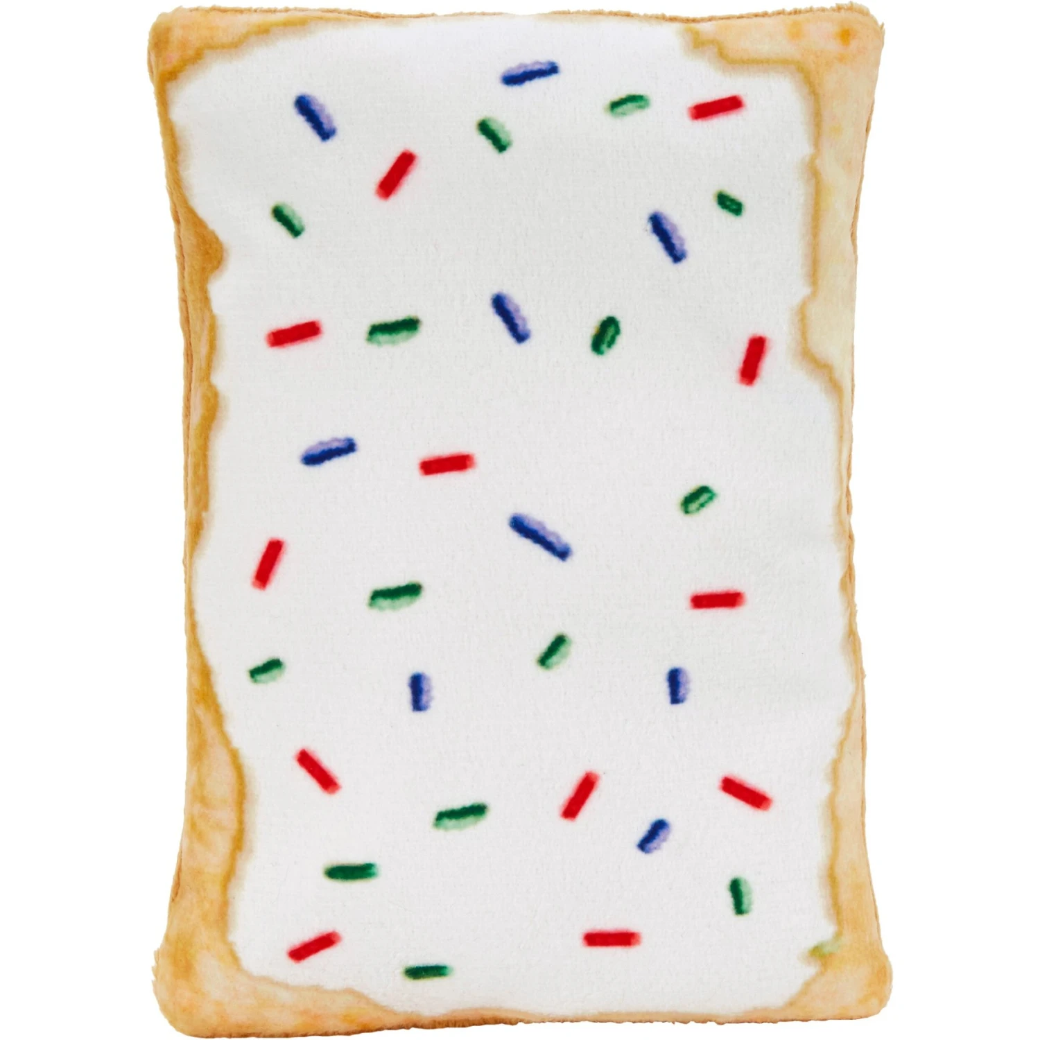 Frisco Frosted Pastry Stuffing-Free Flat Plush Squeaky Dog Toy