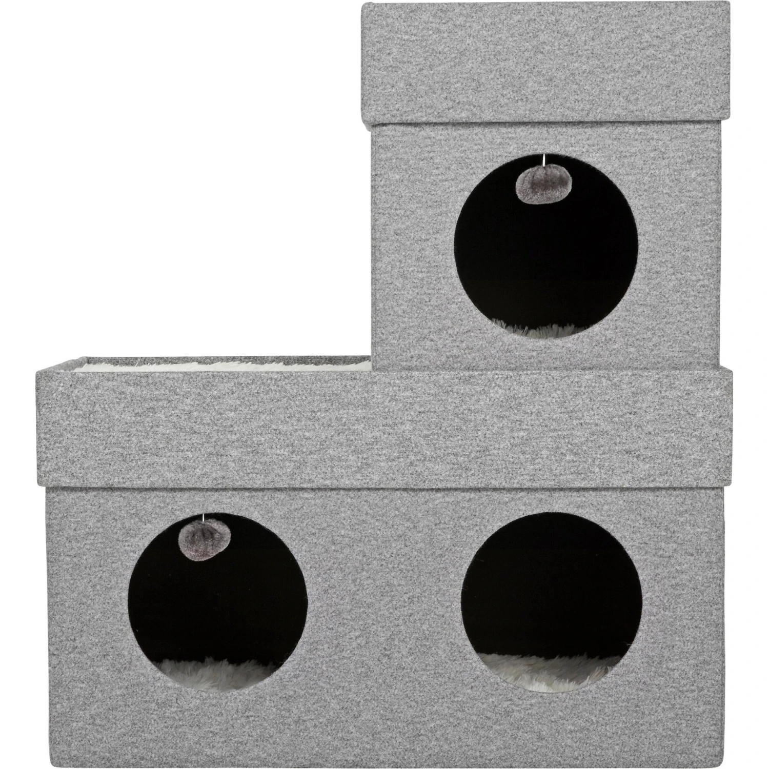 Frisco Double Cube Stackable And Collapsible Cat Condo - Image 7