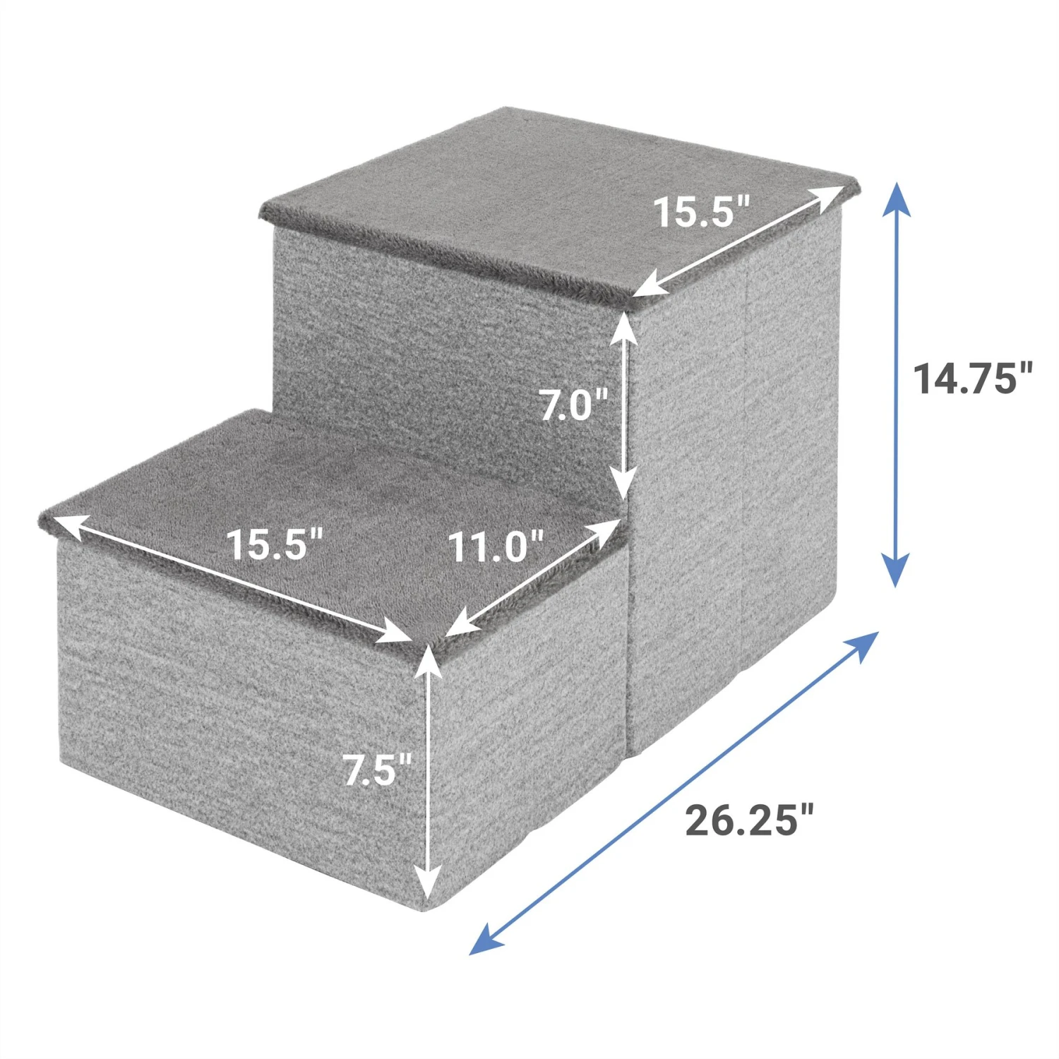 Frisco Collapsible Cat & Dog Stairs & Storage - Image 2