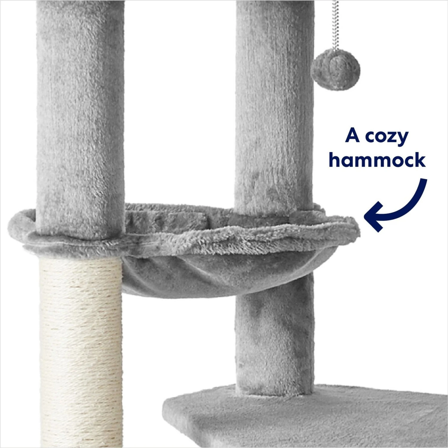 Frisco 65-in XXL Heavy Duty Cat Tree - Image 5