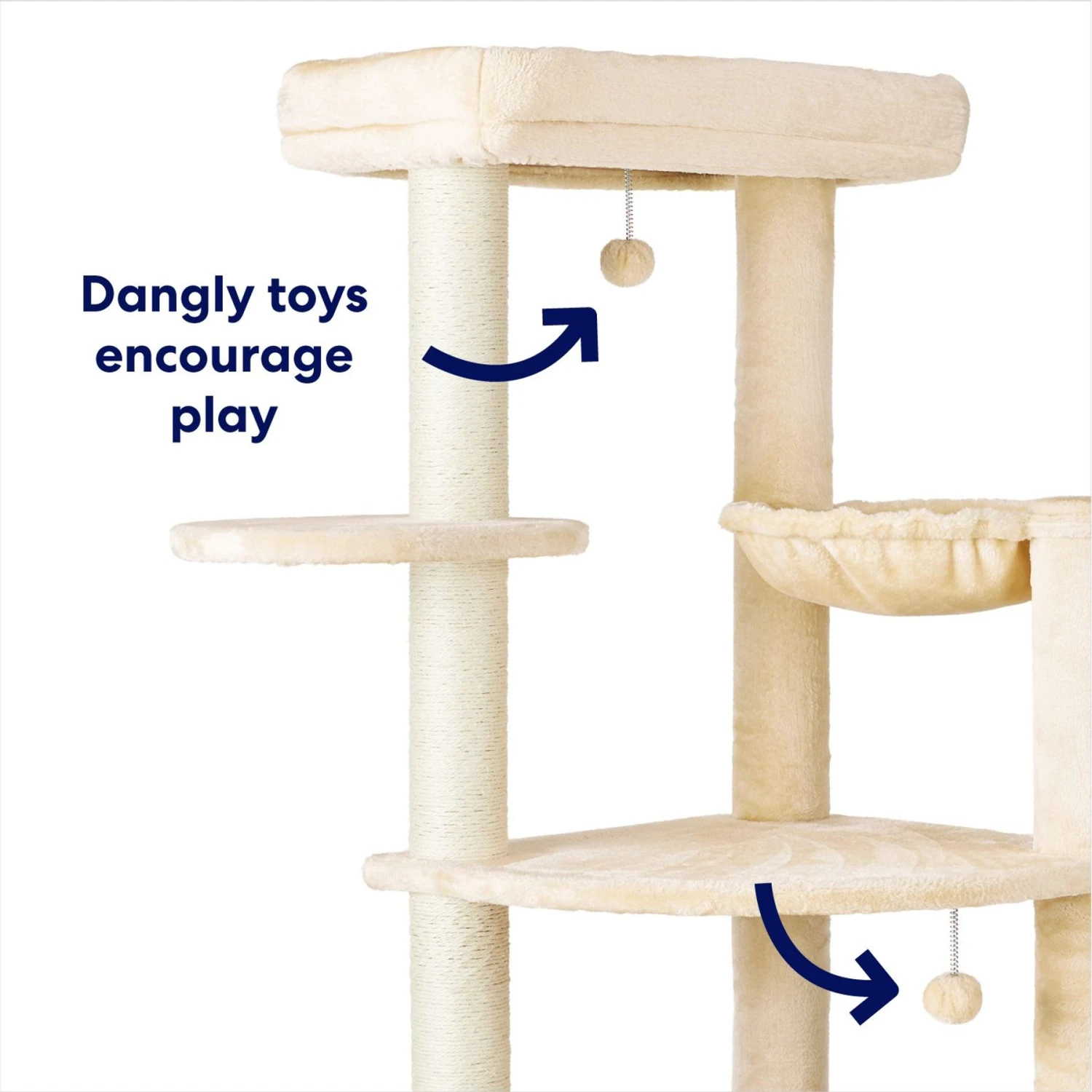 Frisco 76-in XXL Heavy Duty Cat Tree - Image 4