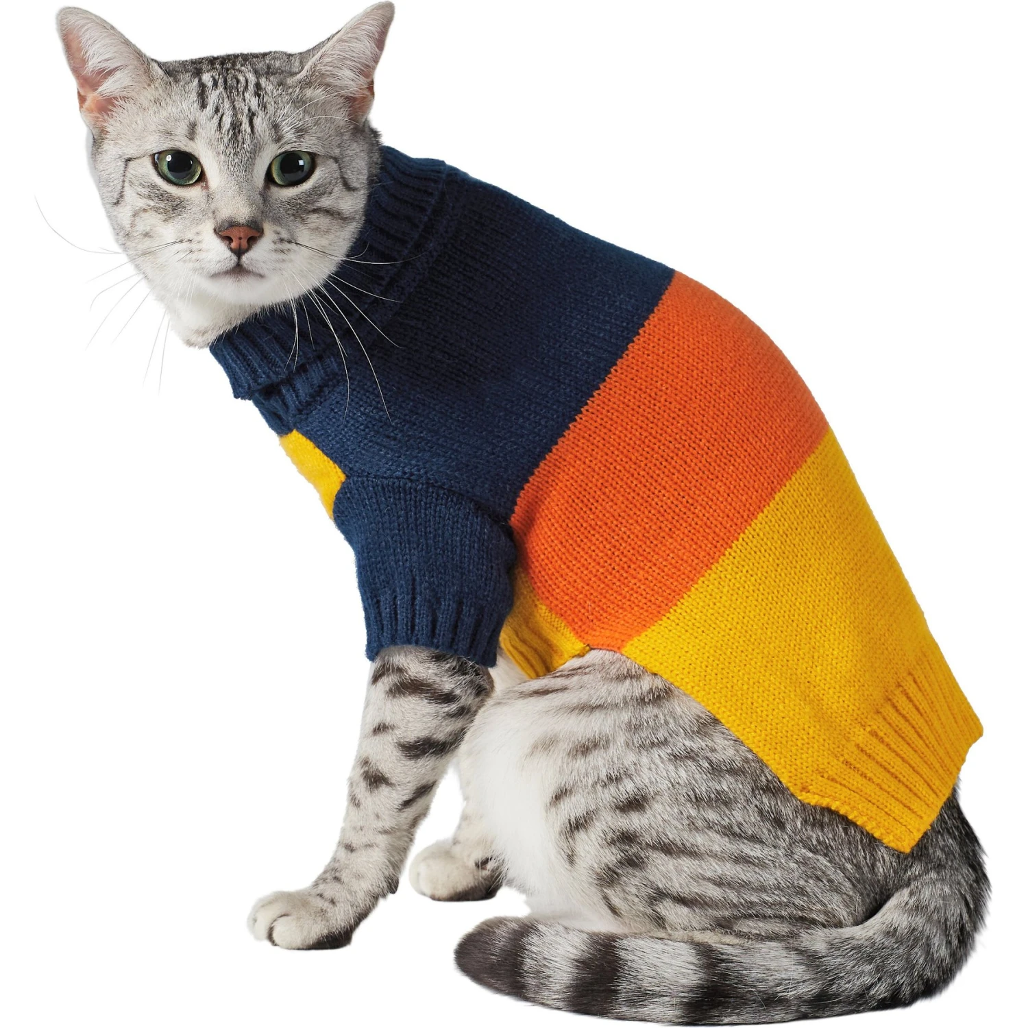 Frisco Colorblock Dog & Cat Turtleneck Sweater With Sleeves - Image 3
