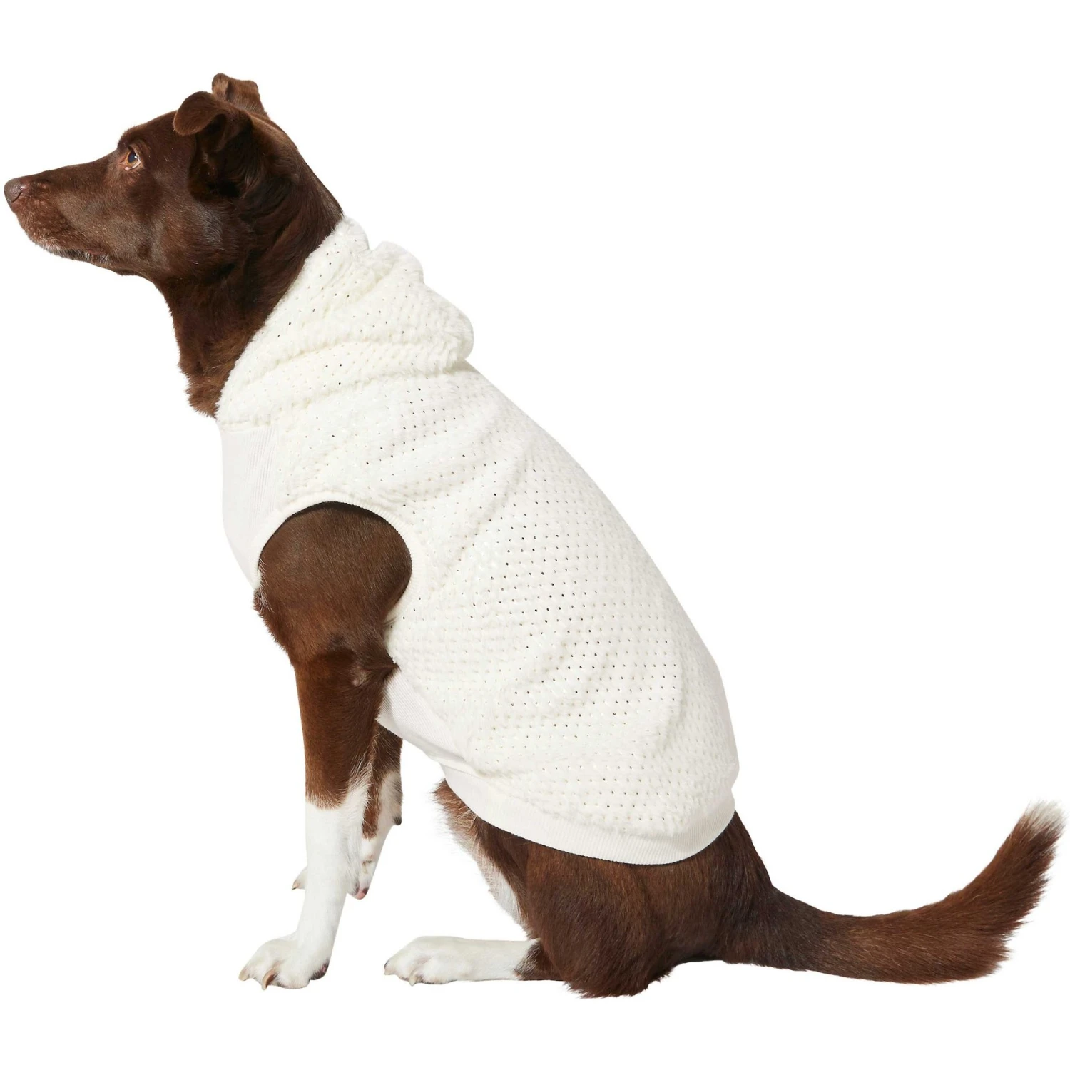 Frisco Plush Fur Dog & Cat Hoodie - Image 3