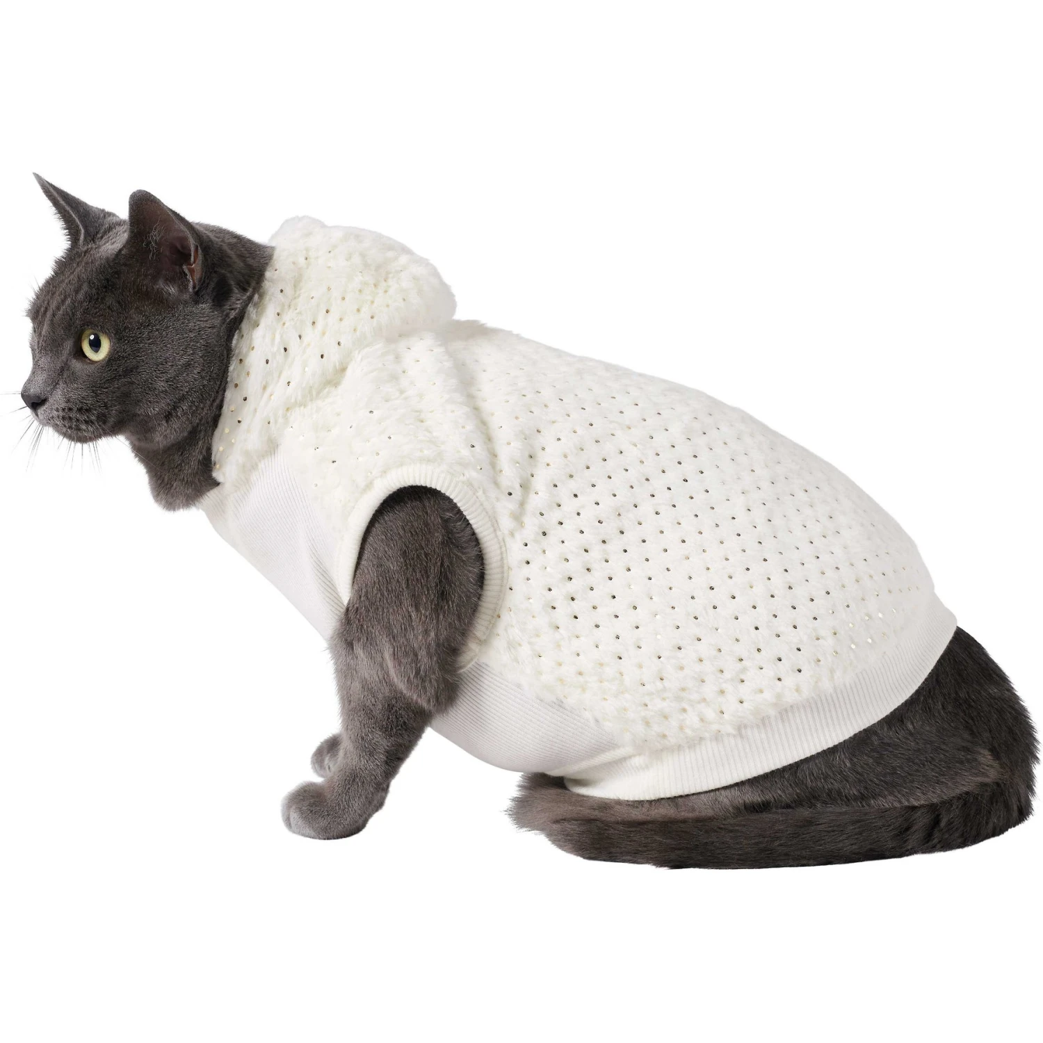 Frisco Plush Fur Dog & Cat Hoodie - Image 5