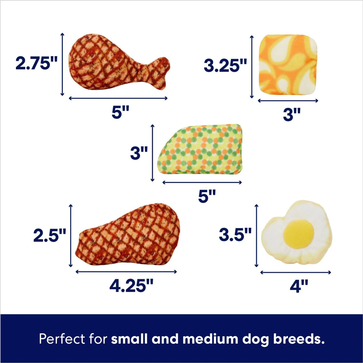 Frisco Microwave Dinner Interactive Plush Squeaky Dog Toy - Image 3