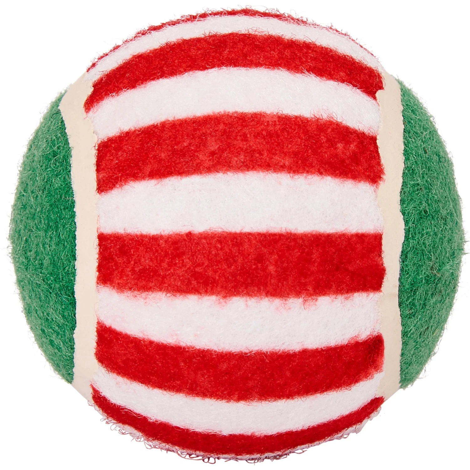 Frisco Holiday Wreath Fetch Squeaky Tennis Ball Dog Toy - Image 3