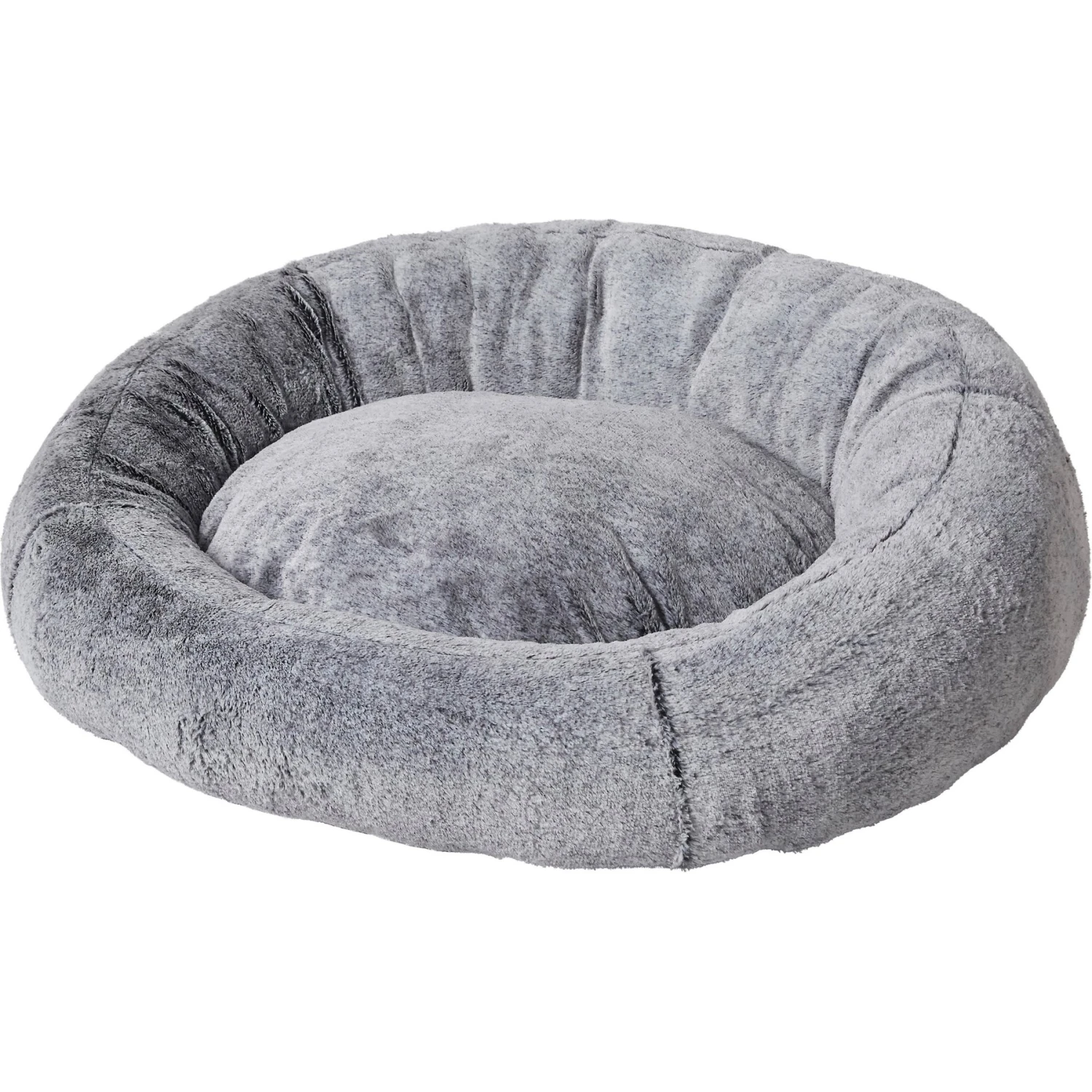 Frisco Plush Camel Back Donut Bolster Cat & Dog Bed - Image 4