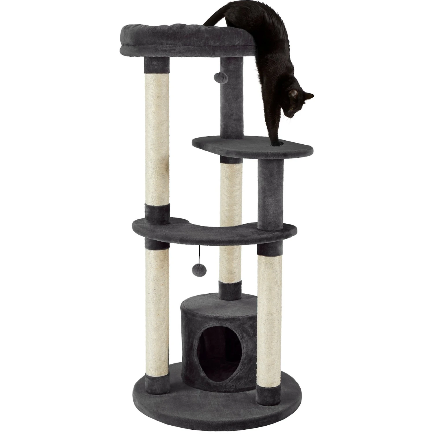 Frisco Heavy Duty Faux Fur Cat Tree & Condo - Image 3