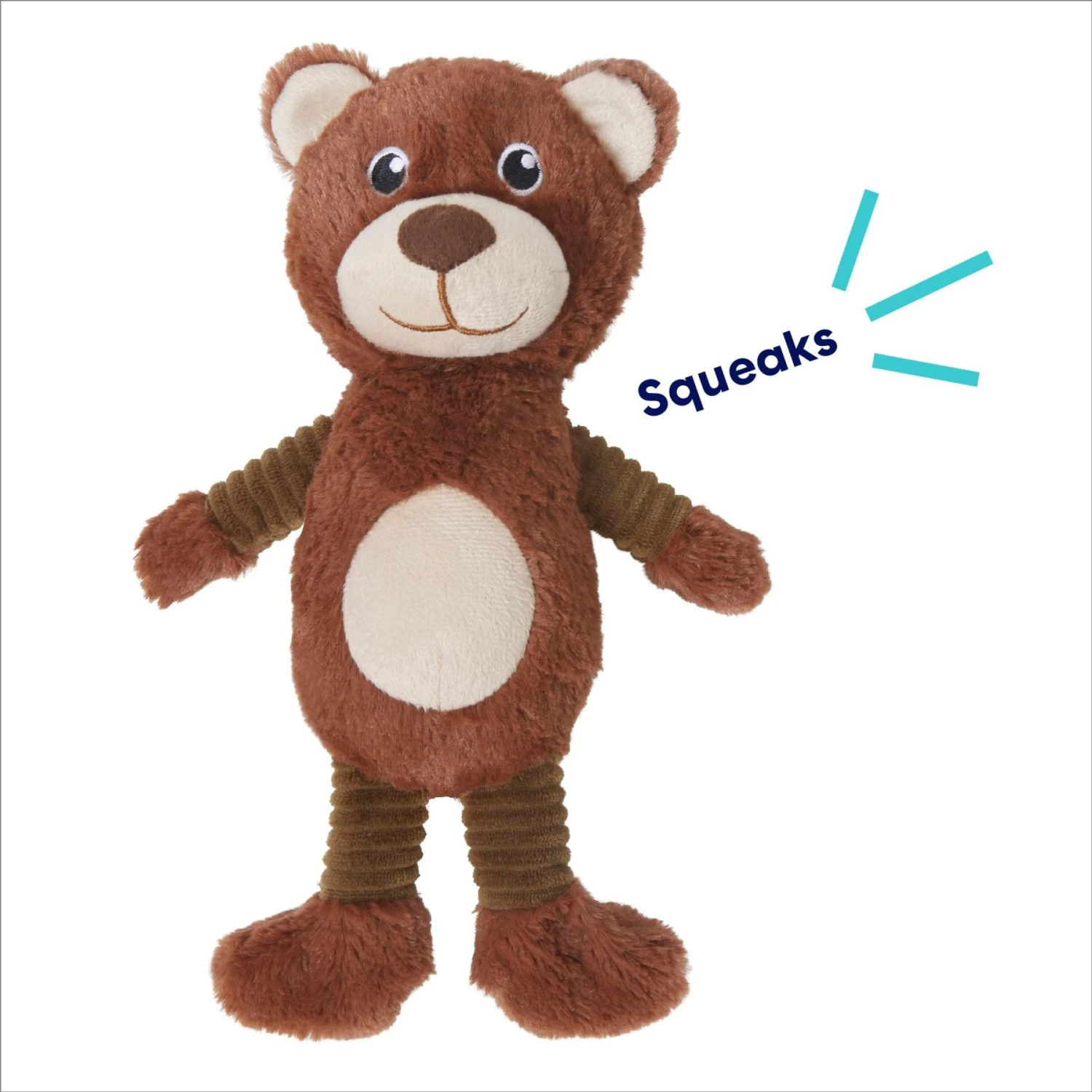 Frisco Bear Plush Squeaky Dog Toy - Image 3