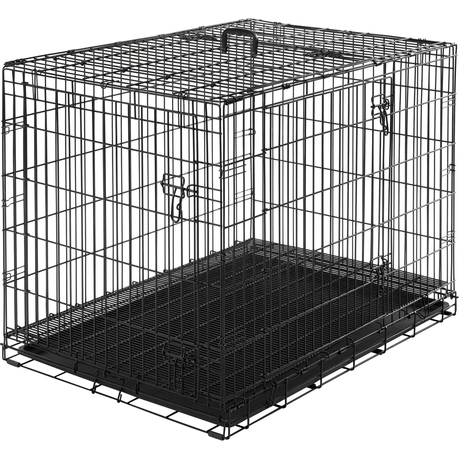 Frisco Heavy Duty All-in-1 Multi-Stage 3 Door Collapsible Wire Dog Crate - Image 8