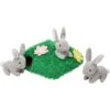Frisco Spring Bunny Burrow Hide & Seek Plush Squeaky Dog Toy