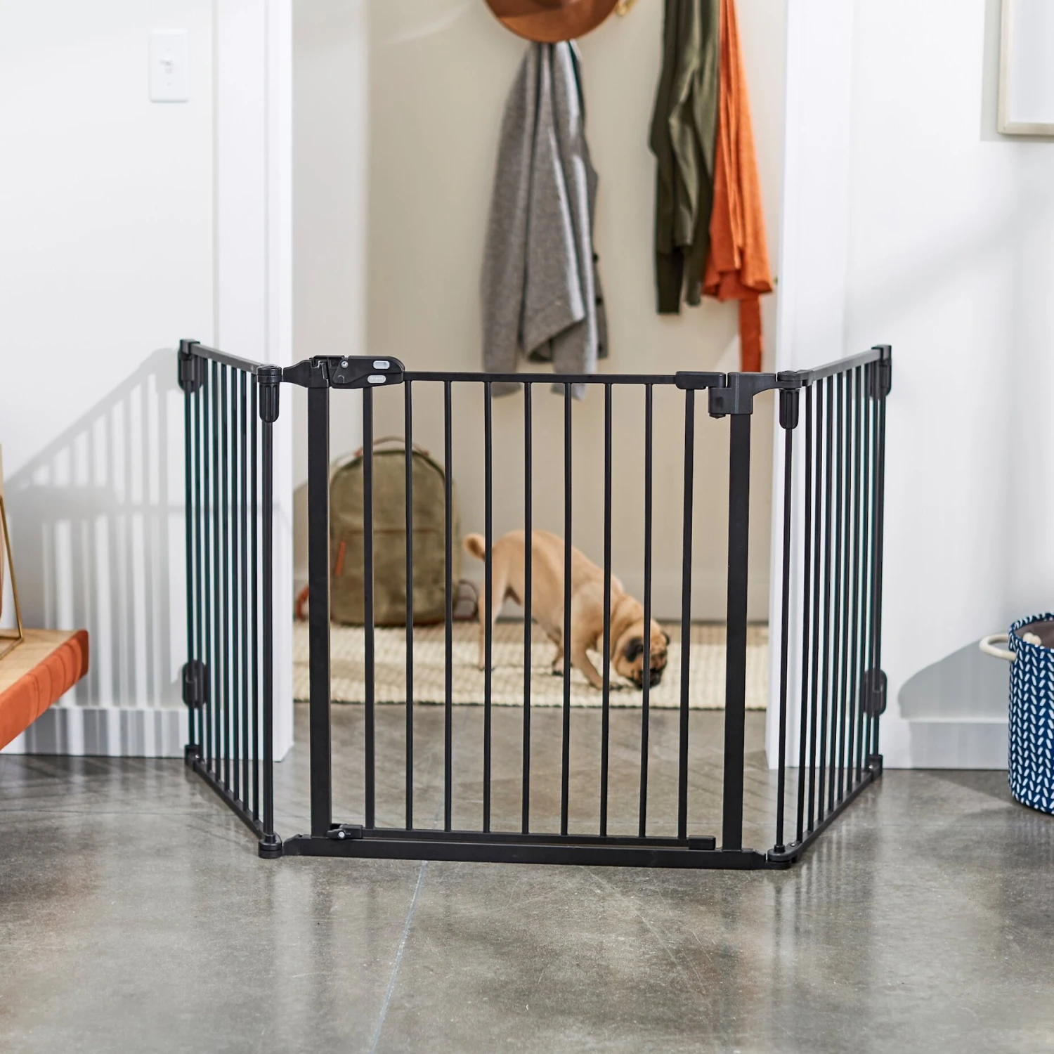 Frisco Steel 3-Panel Configurable Dog Gate, 30-in - Image 4