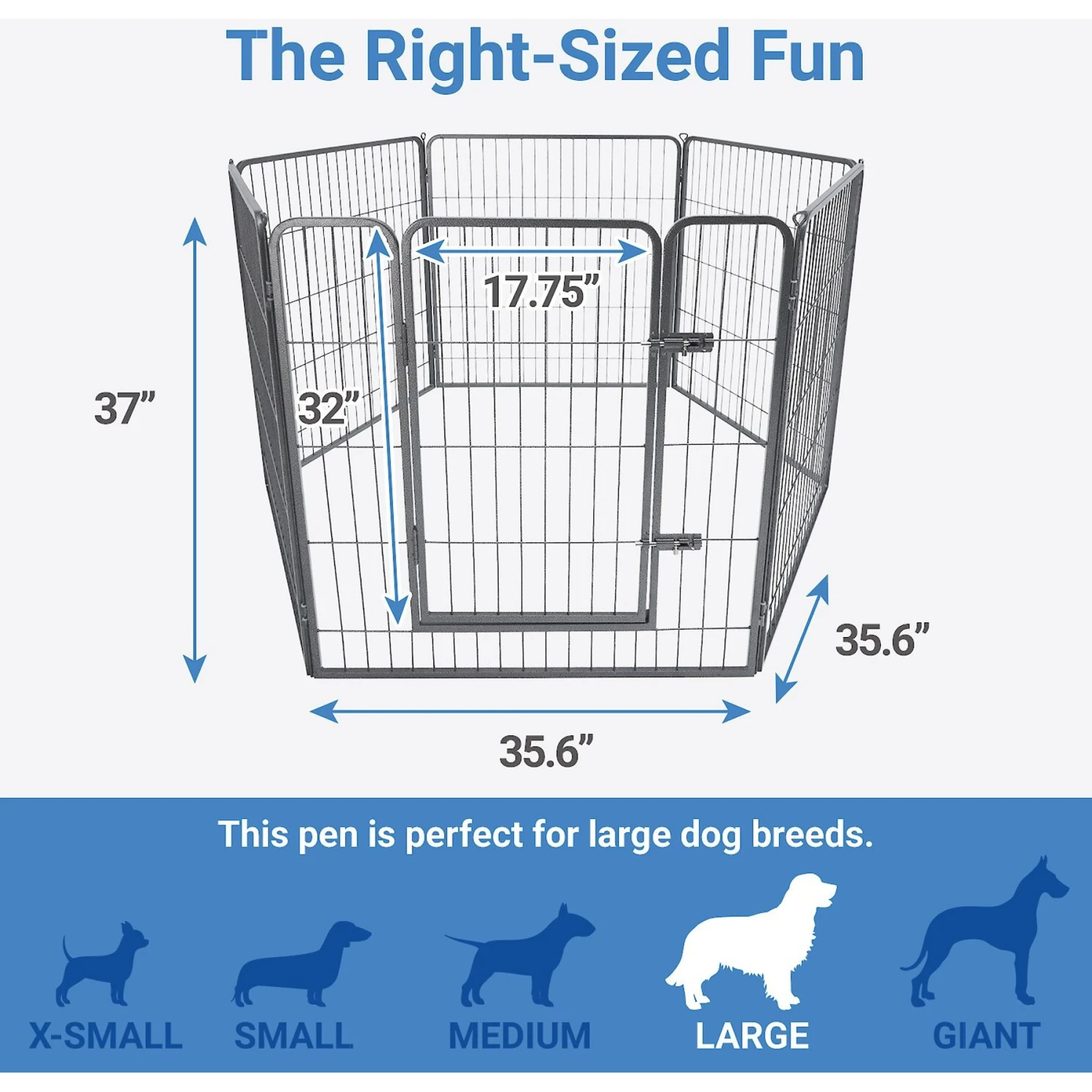 Frisco Ultimate Heavy Duty Steel Metal Playpen - Image 2