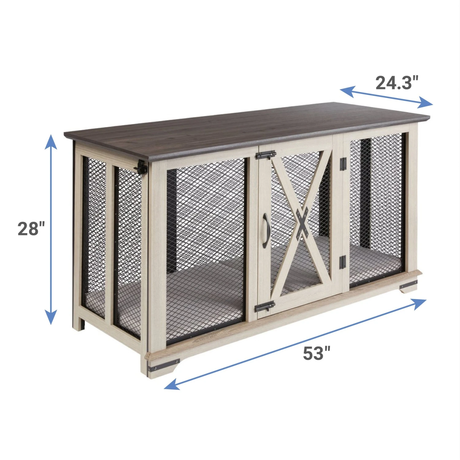 Frisco "Denver" Dog Crate Credenza & Mat Kit - Image 3