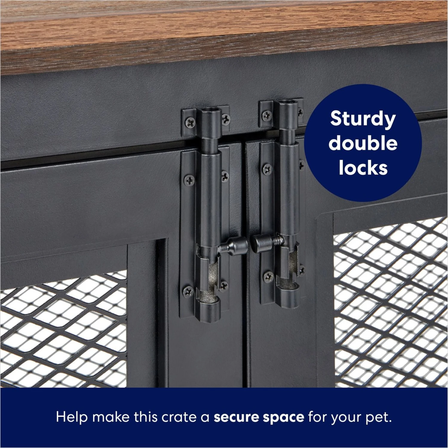 Frisco "Venice" Dog Crate Credenza & Mat Kit - Image 5