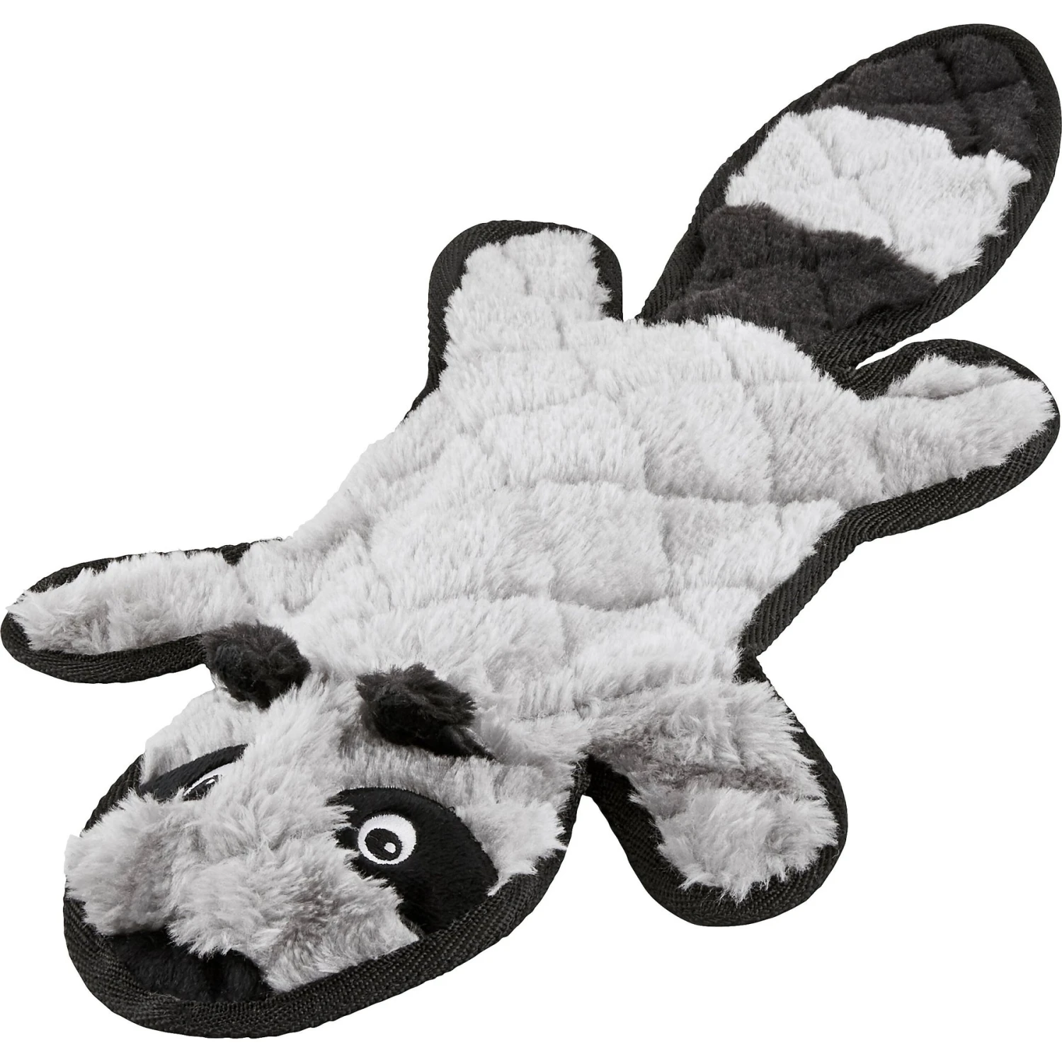 Frisco Alligator Stuffing-Free Flat Plush Squeaky Dog Toy & Frisco Raccoon Stuffing-Free Flat Plush Squeaky Dog Toy - Image 4