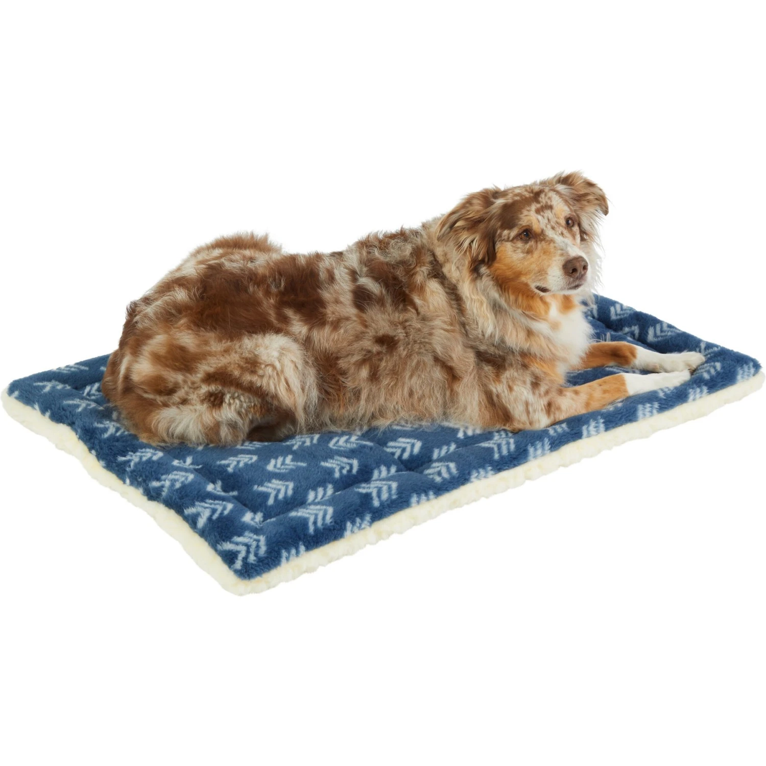 Frisco Plush Tri-fold Arrow Print Dog Crate Mat - Image 3
