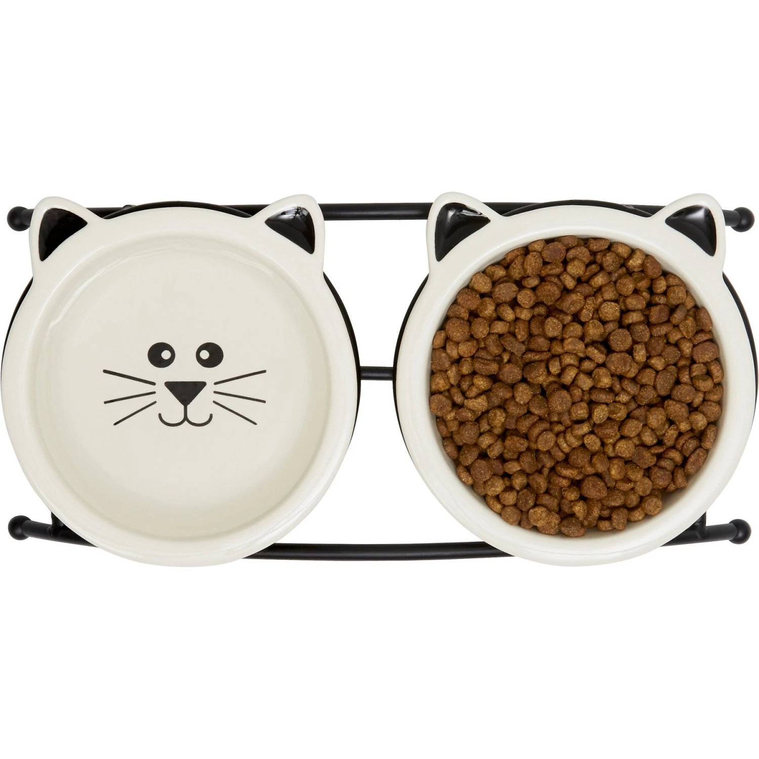 Frisco Cat Face Non-skid Elevated Double Ceramic Cat Bowl - Image 6