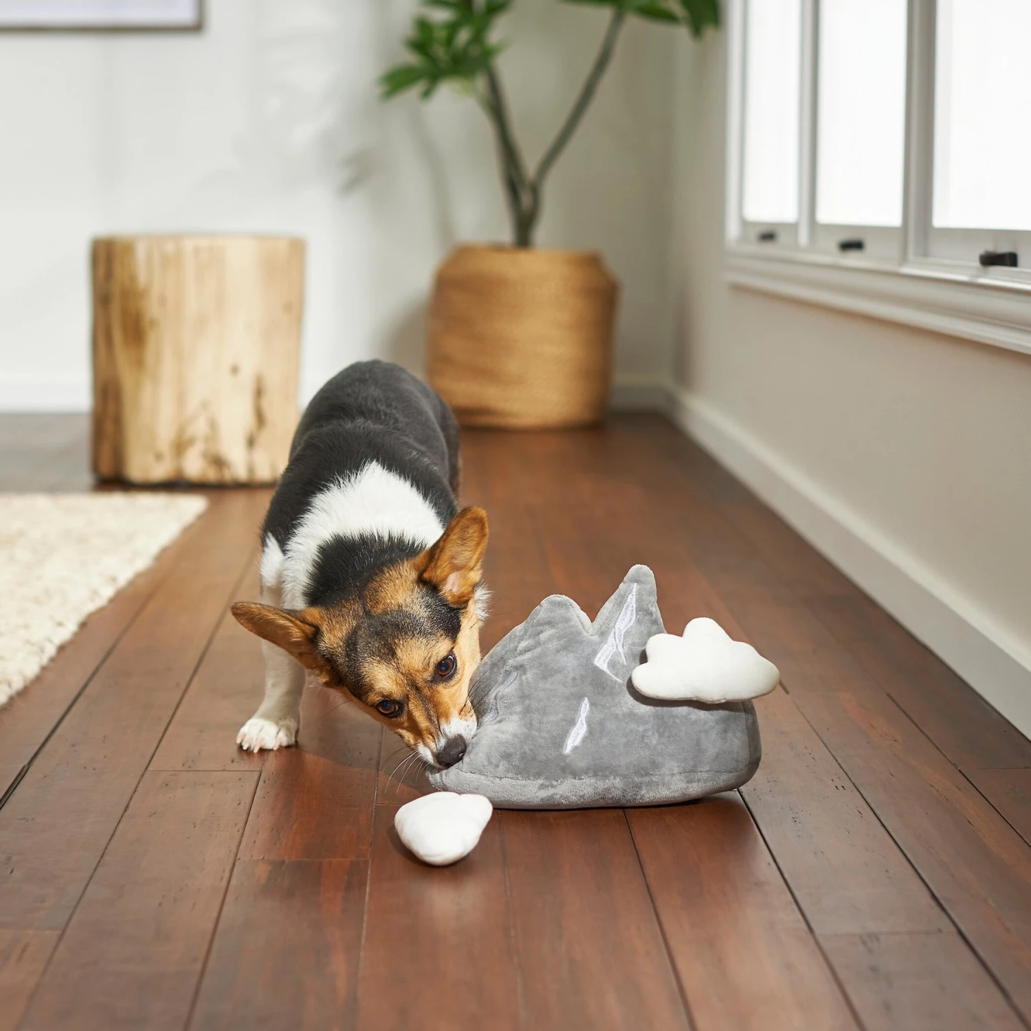 Frisco Road Trip Mountain Range Plush Squeaky Dog Toy - Image 4