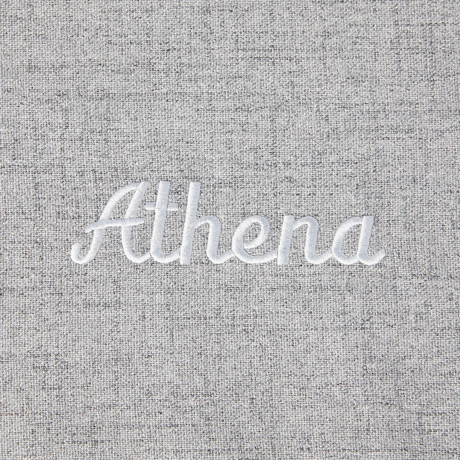 Frisco Faux Linen Corner Personalized Bolster Dog Bed W/Removable Cover, Harbour Blue, XL - Image 4