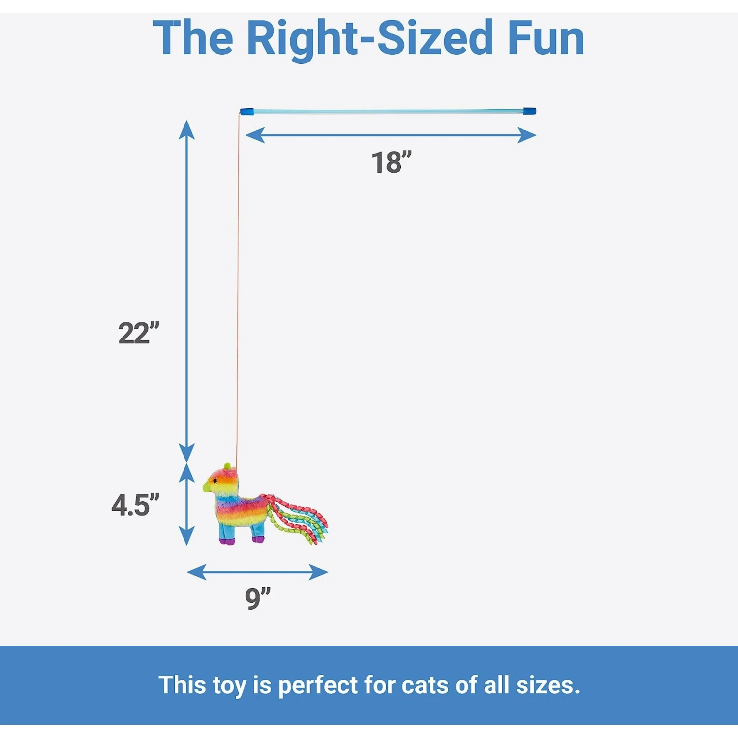 Frisco Pinata Teaser Wand Cat Toy With Catnip - Image 2