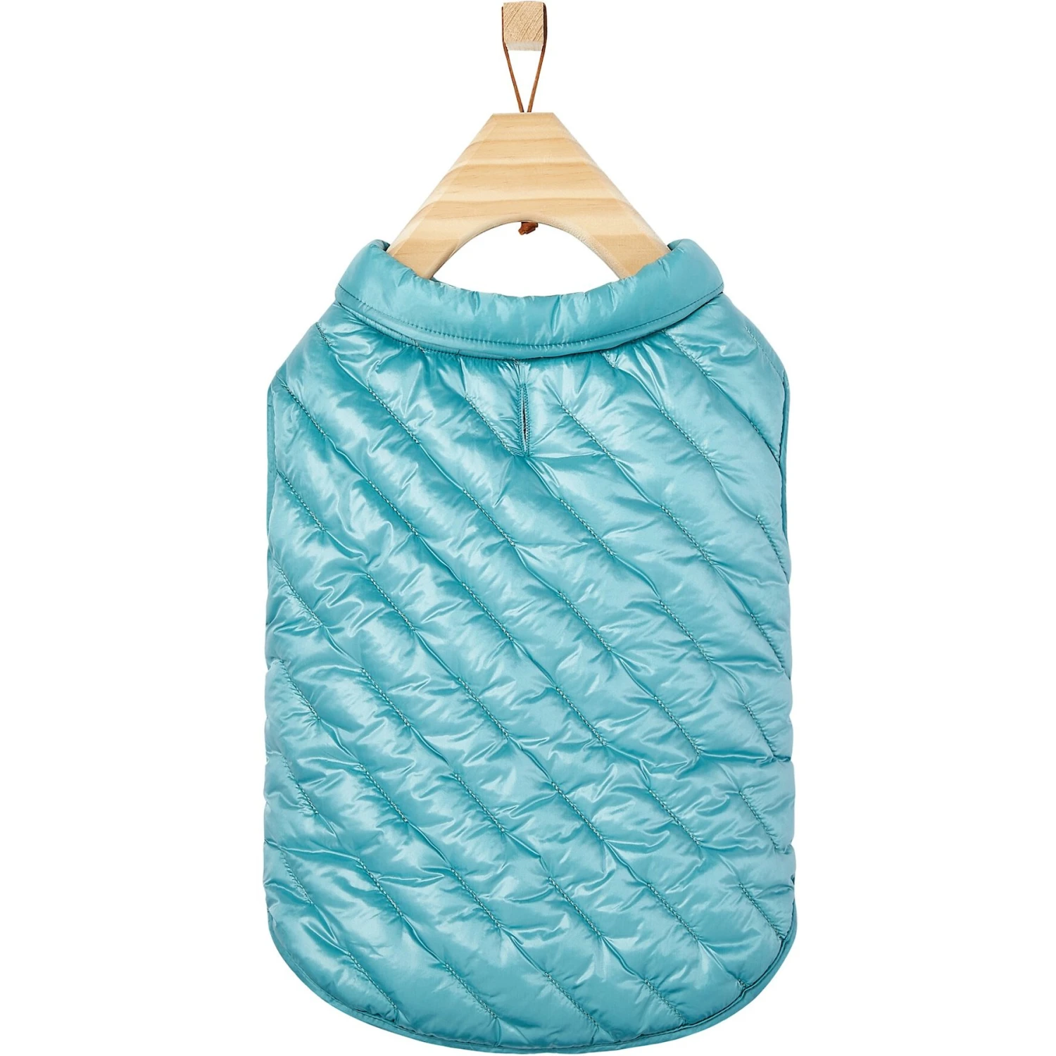 Frisco Lightweight Packable Insulated Dog & Cat Quilted Puffer Coat, Ocean Teal - Image 4