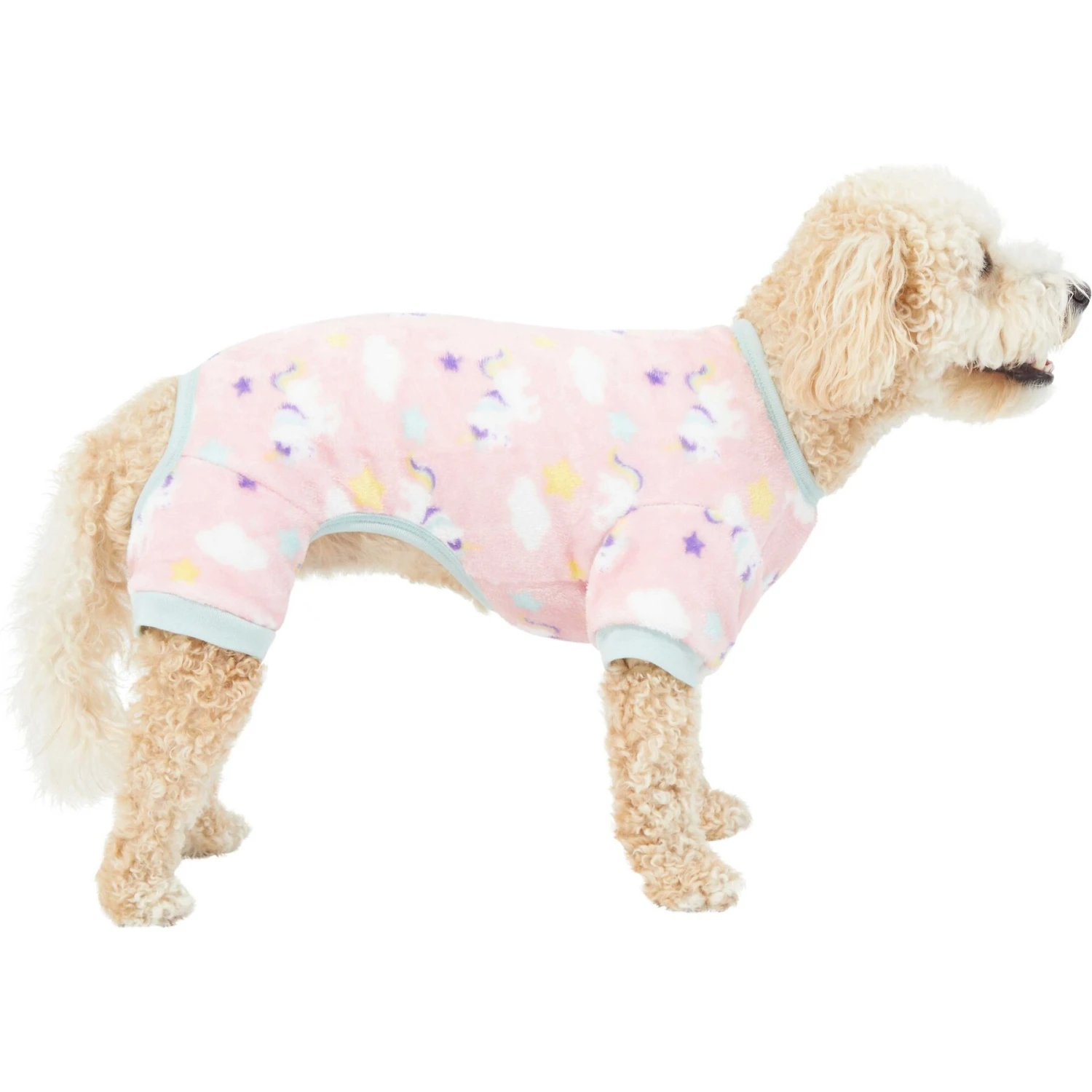 Frisco Dog & Cat Cozy Plush Fleece PJs, Unicorns - Image 3
