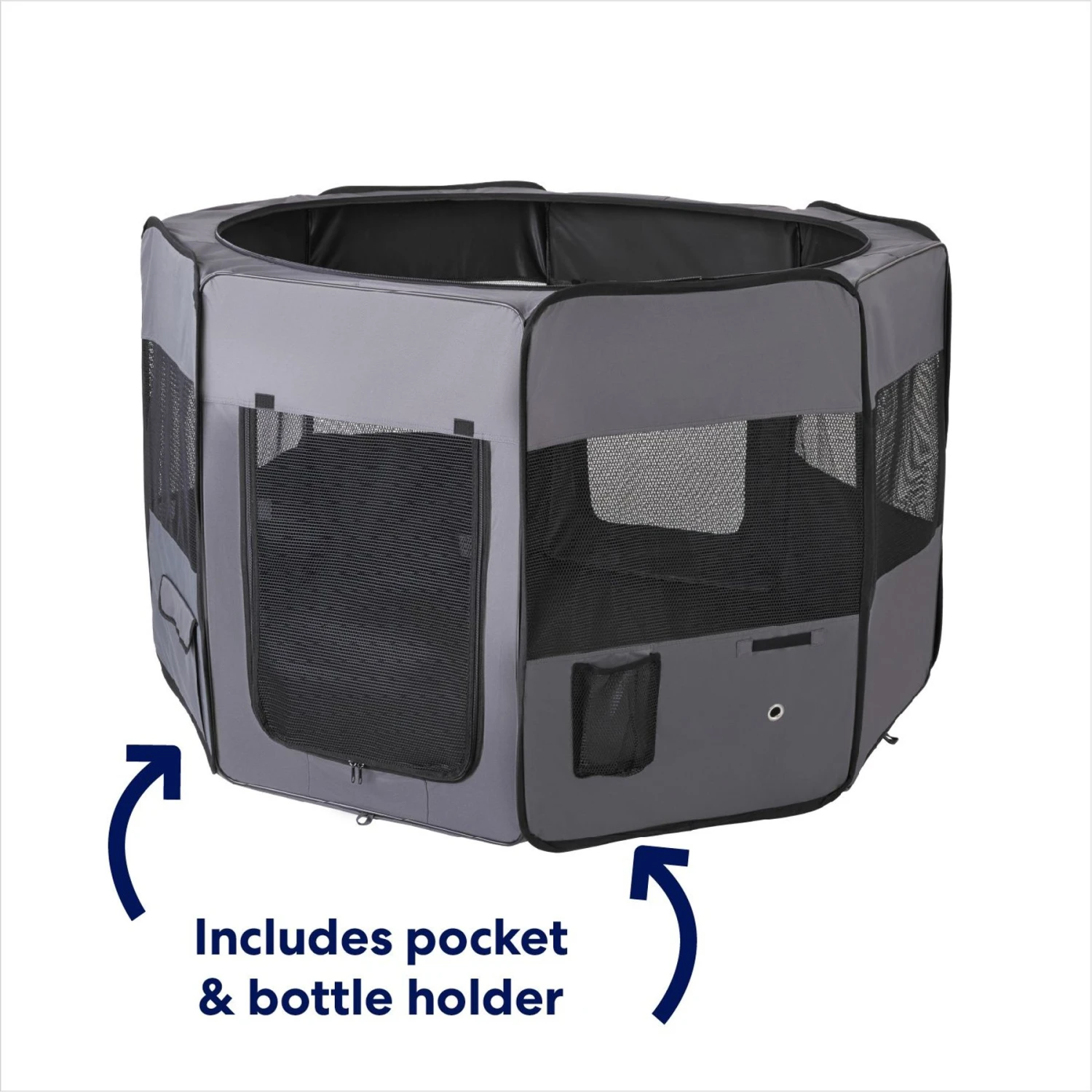 Frisco Soft-Sided Dog, Cat & Small Pet Exercise Playpen - Image 4