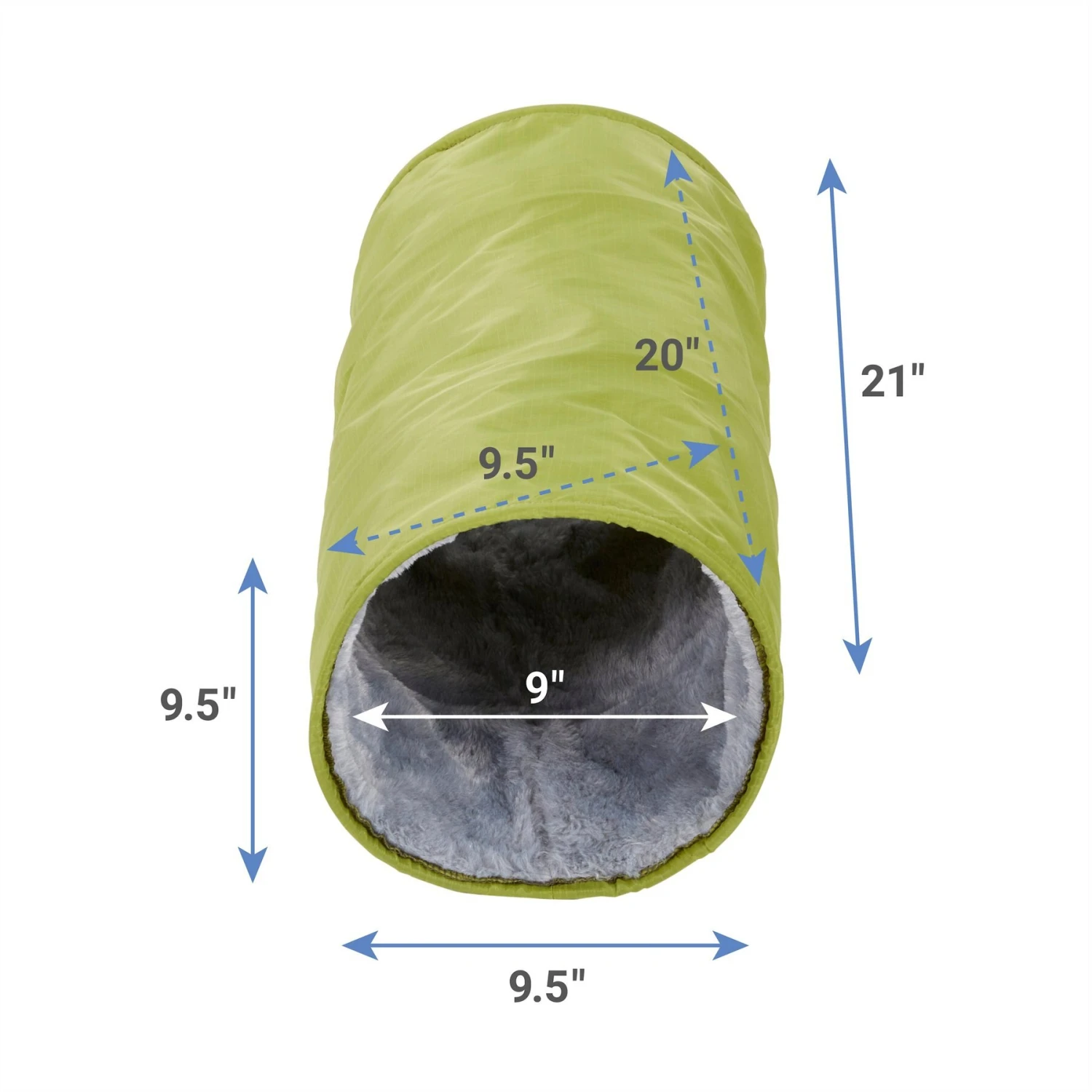 Frisco Forest Crinkle Plush Small Pet Tunnel - Image 2
