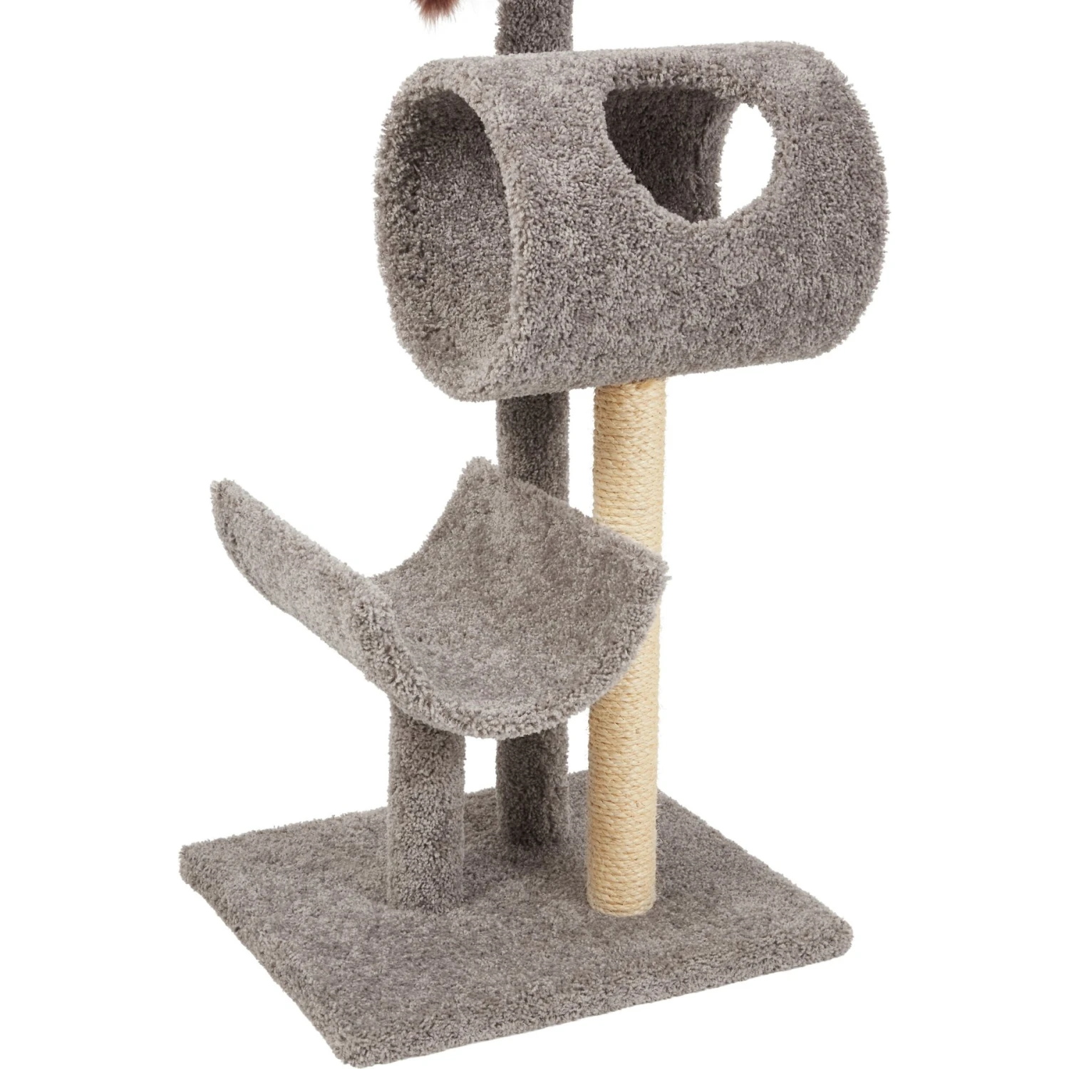 Frisco Real Carpet Cat Tree With Tunnel - Image 4
