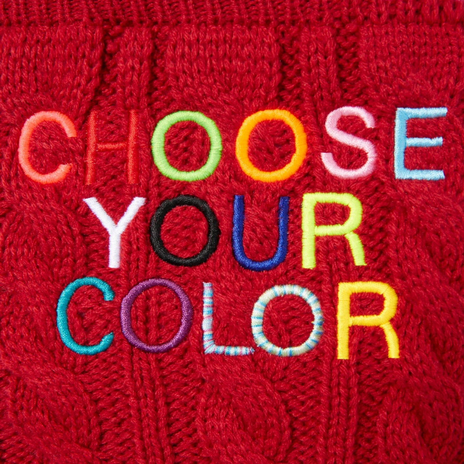 Frisco Personalized Dog & Cat Cable Knitted Sweater - Image 6