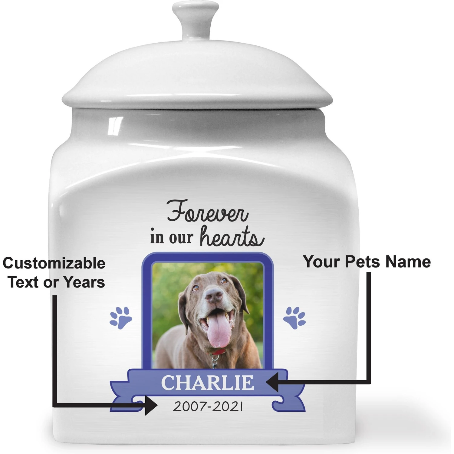 Frisco "Forever In Our Hearts" Personalized Urn - Image 4